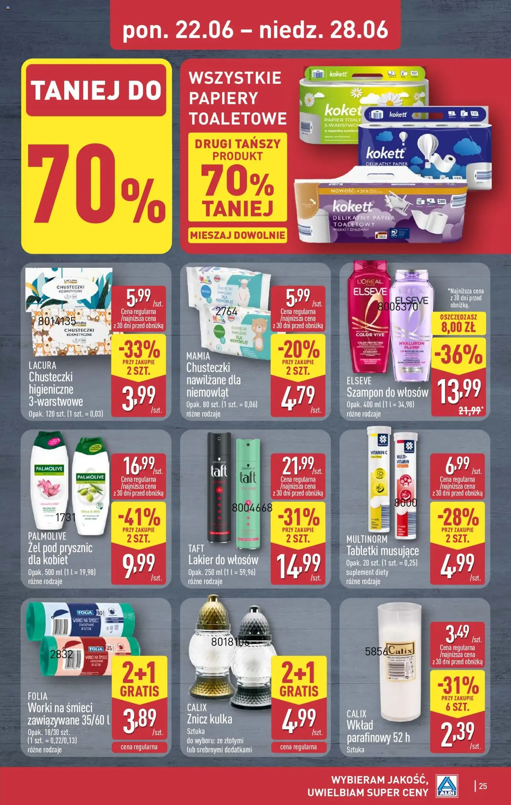 Aldi gazetka - ważny gazetka od 22.06.2026 strona 25 z 51