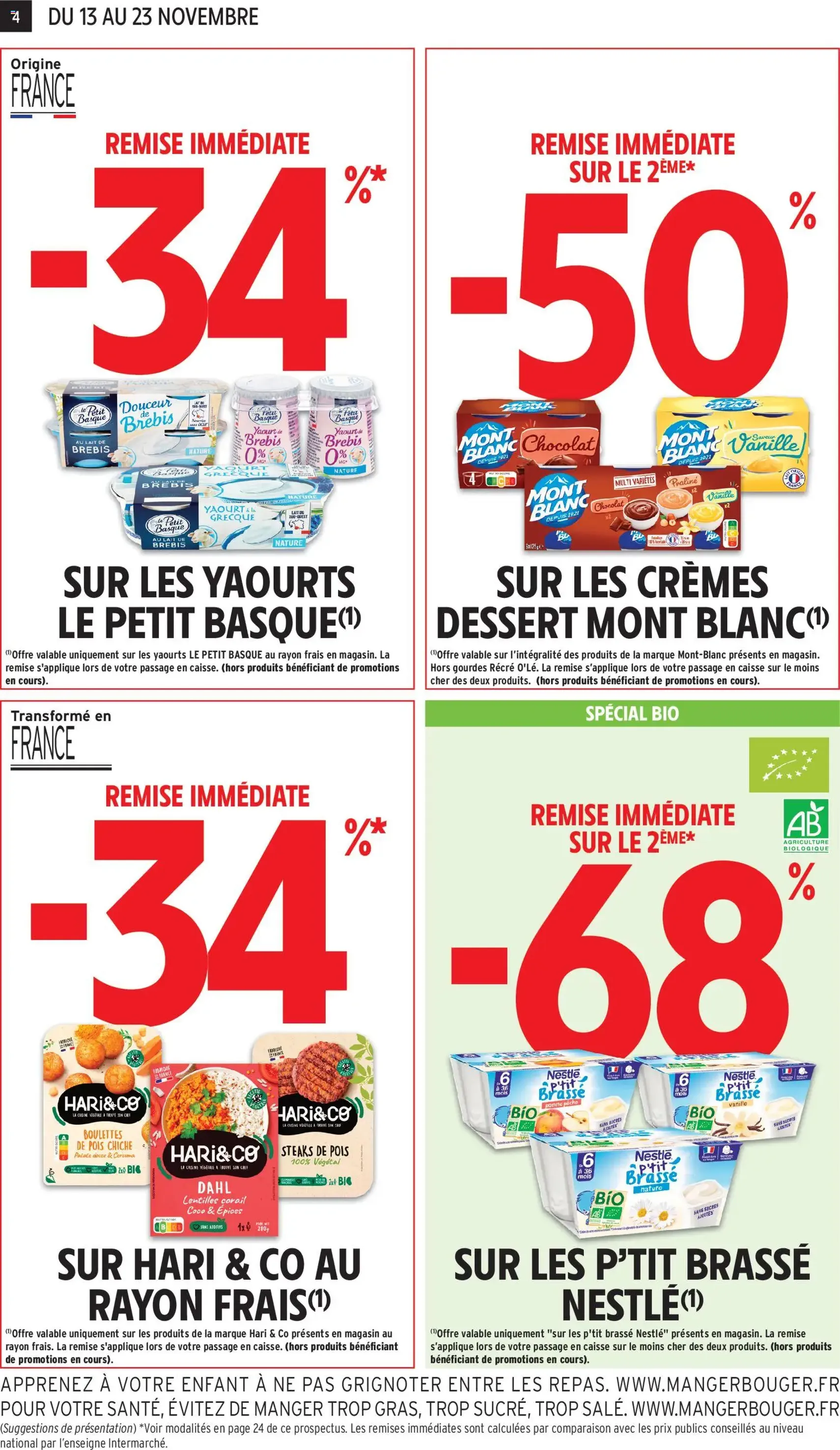 Intermarché catalogue semaine 46 - brochure valable à partir du 13/11/2025, page 4 sur 48