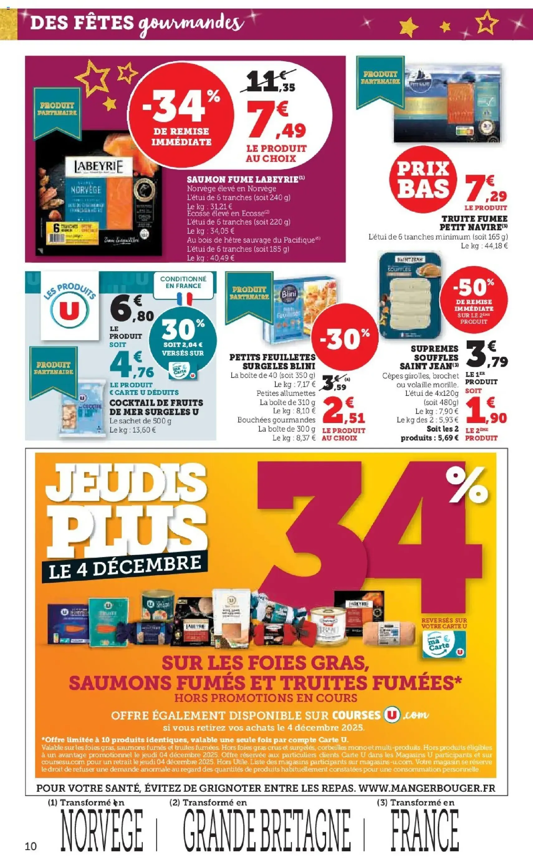 Super U - Les prix bas de la semaine - brochure valable à partir du 02/12/2025, page 10 sur 40
