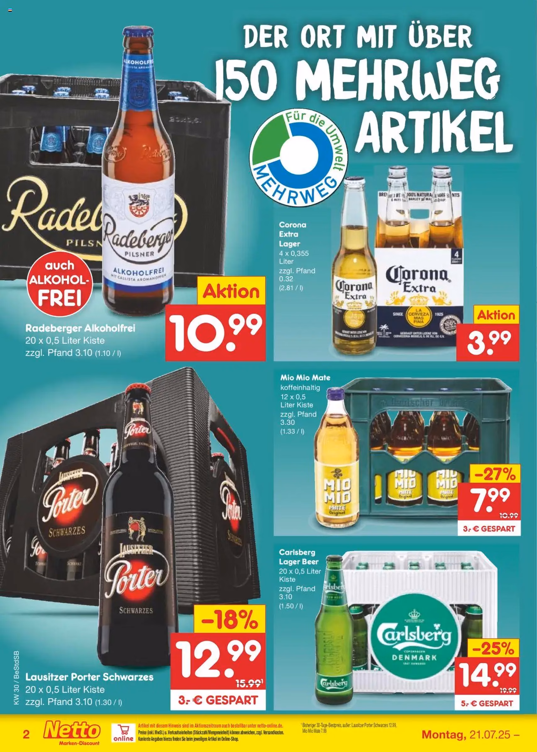 Netto Marken-Discount Prospekt - Gültiger Prospekt ab 21.07.2025, Seite 32 von insgesamt 65