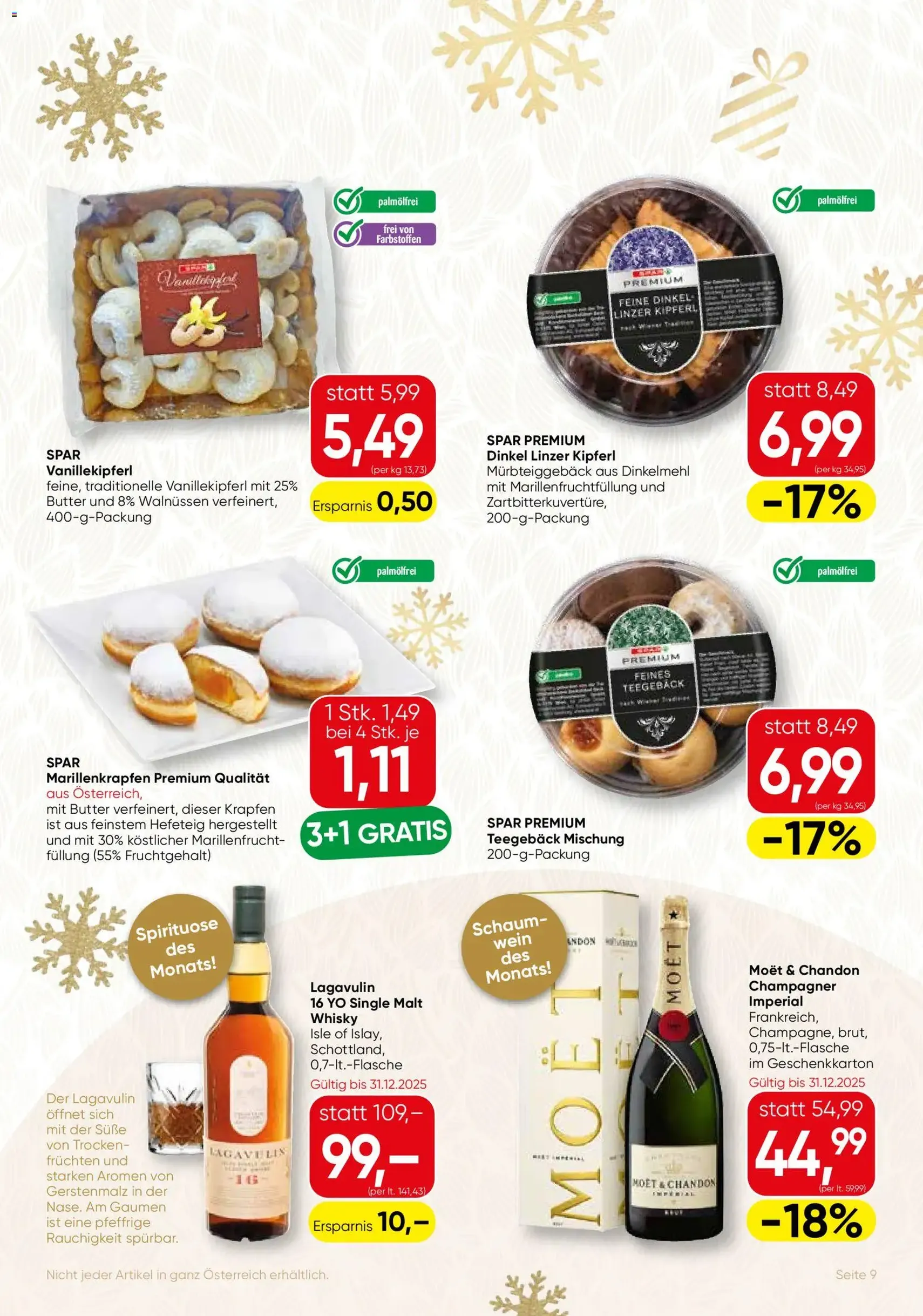 SPAR Gourmet Flugblatt - Gültiger Prospekt ab 04.12.2025, Seite 9 von insgesamt 12