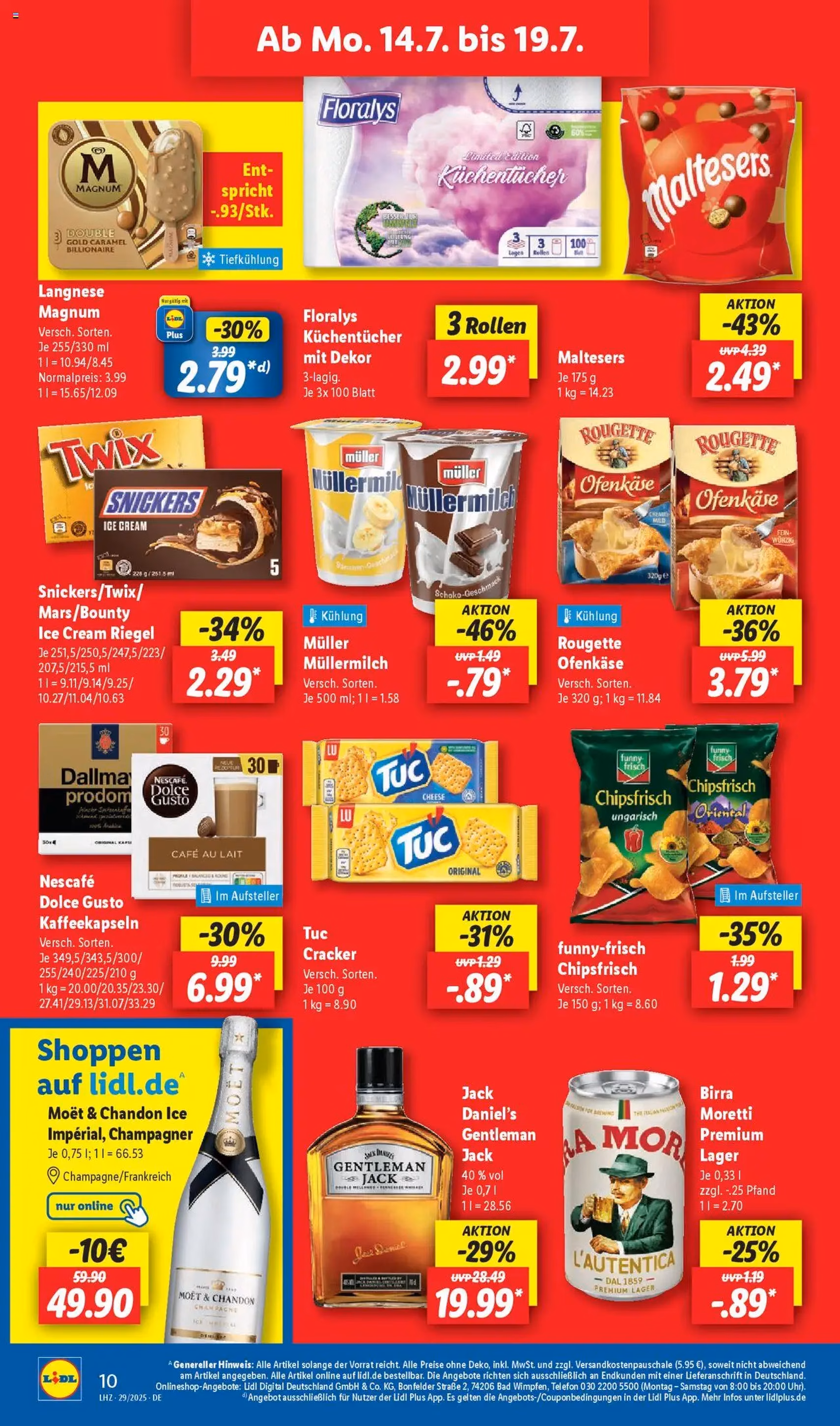 Lidl Prospekt - Gültiger Prospekt ab 14.07.2025, Seite 12 von insgesamt 65