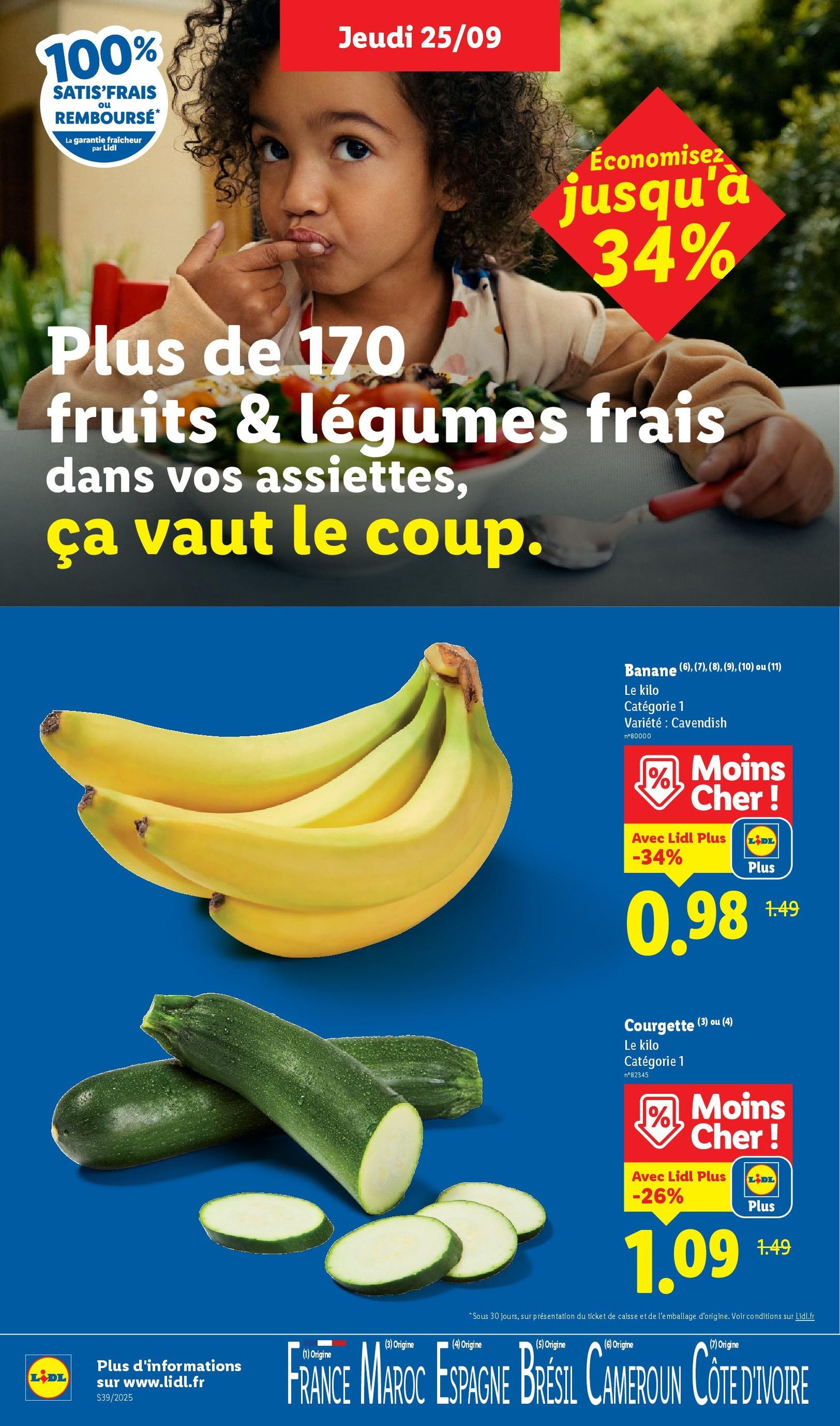 LIDL catalogue semaine 39 - brochure valable à partir du 25/09/2025, page 2 sur 73