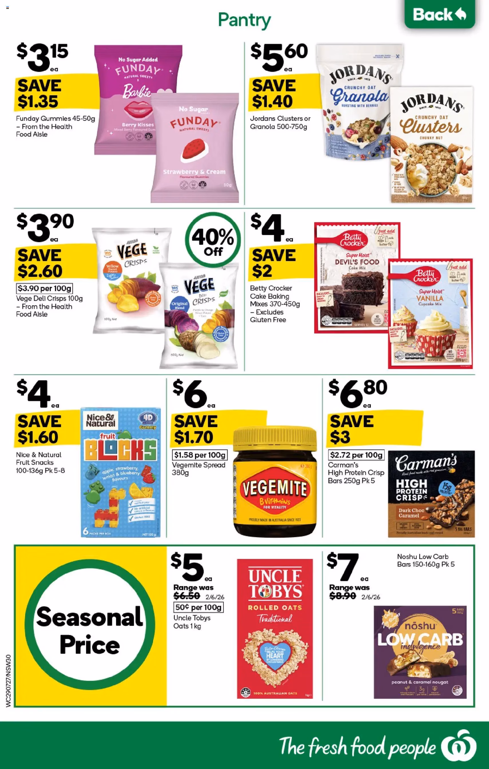 Woolworths catalogue - valid flyer from 29/07/2026, page 30 of 38