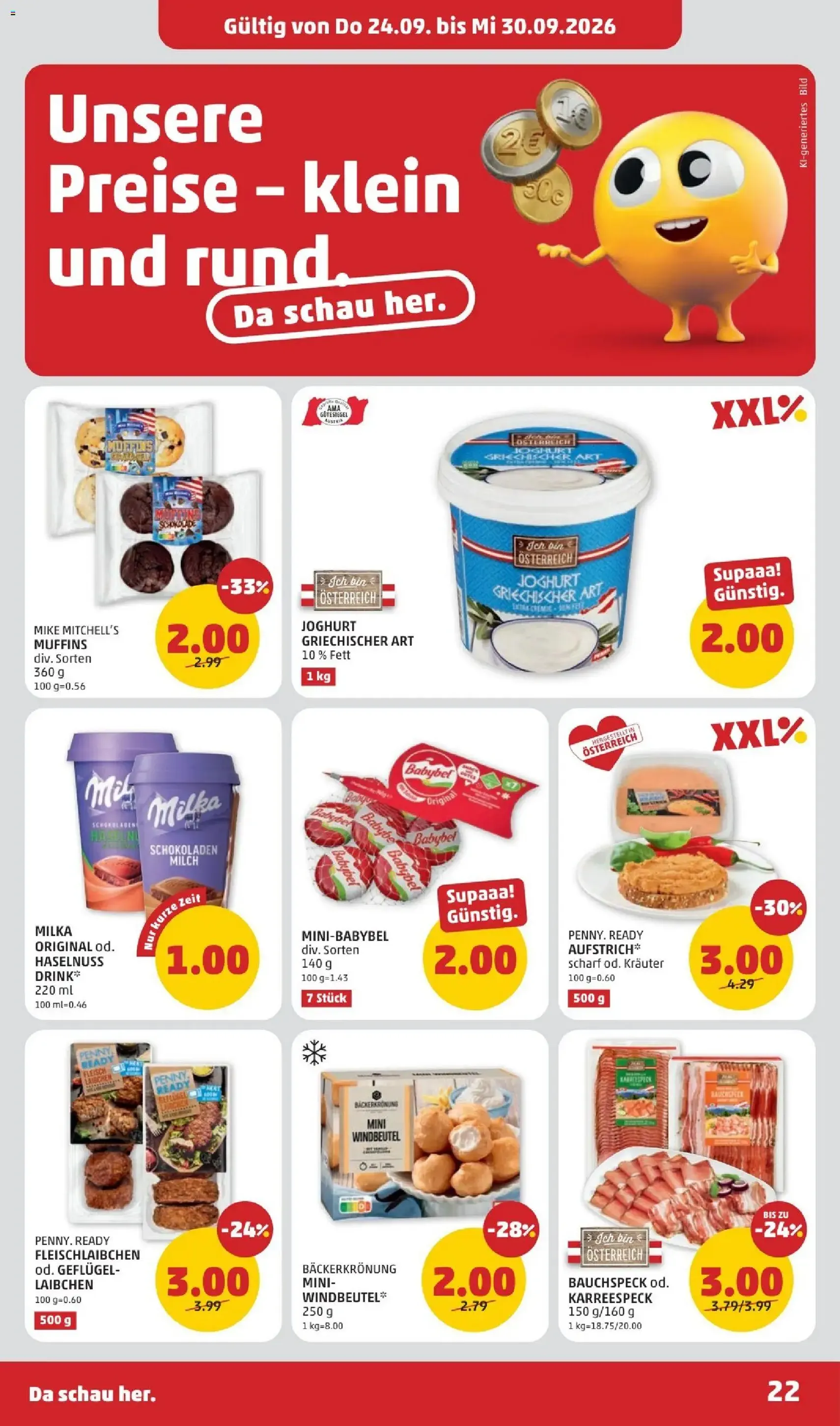 Penny Markt - Flugblatt - Gültiger Prospekt ab 24.09.2026, Seite 22 von insgesamt 28