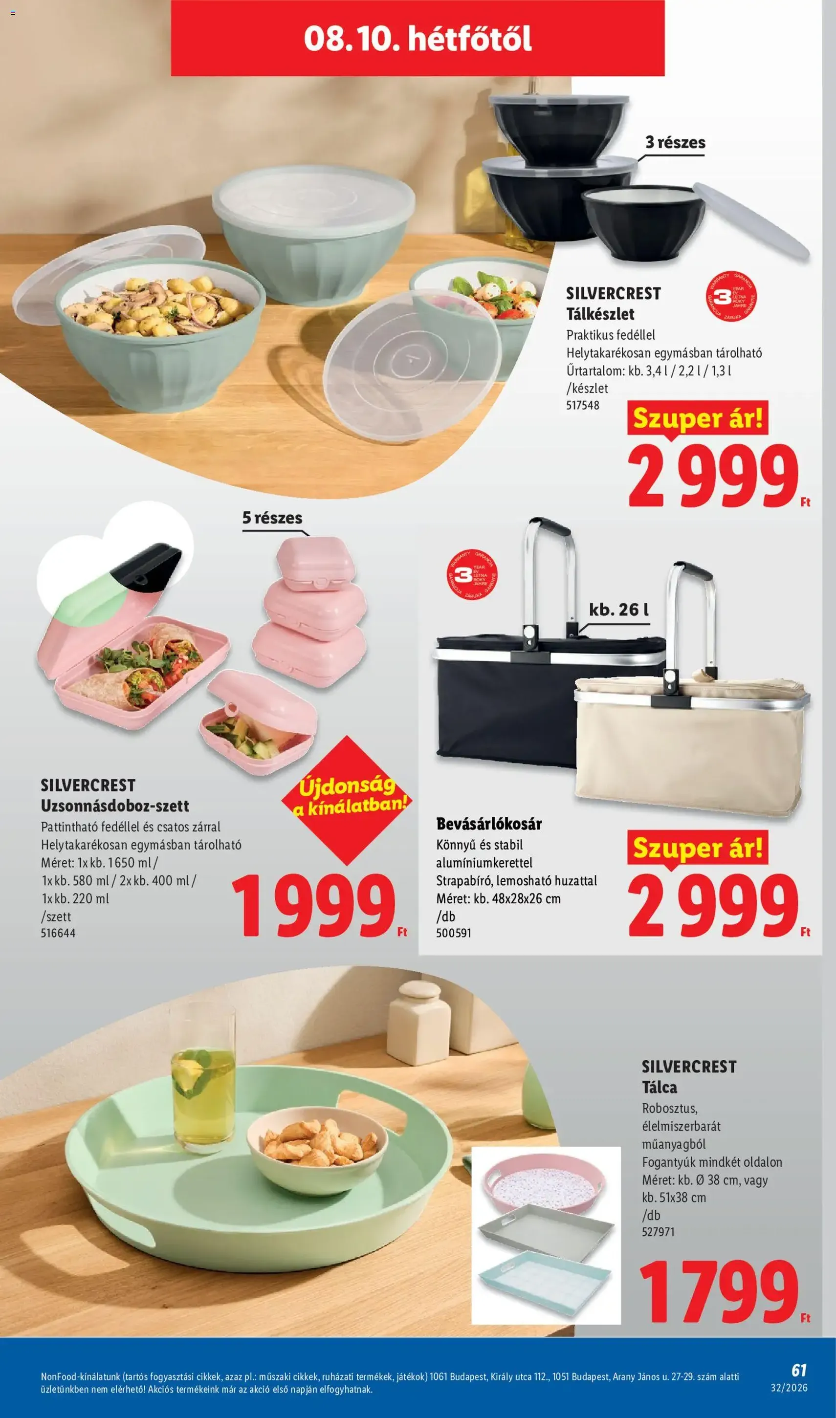 Lidl akciós újság - 2026.08.06. érvényes szórólap 61 oldal 80 oldalból