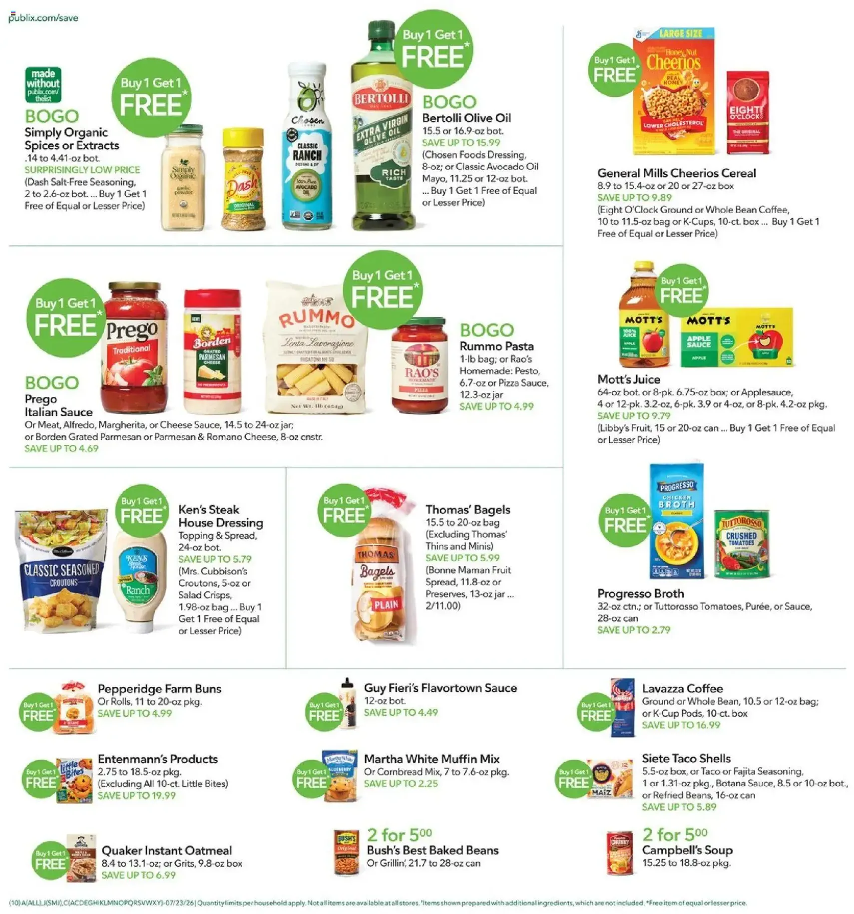 Publix Weekly Ad - valid flyer from 07/22/2026, page 10 of 17