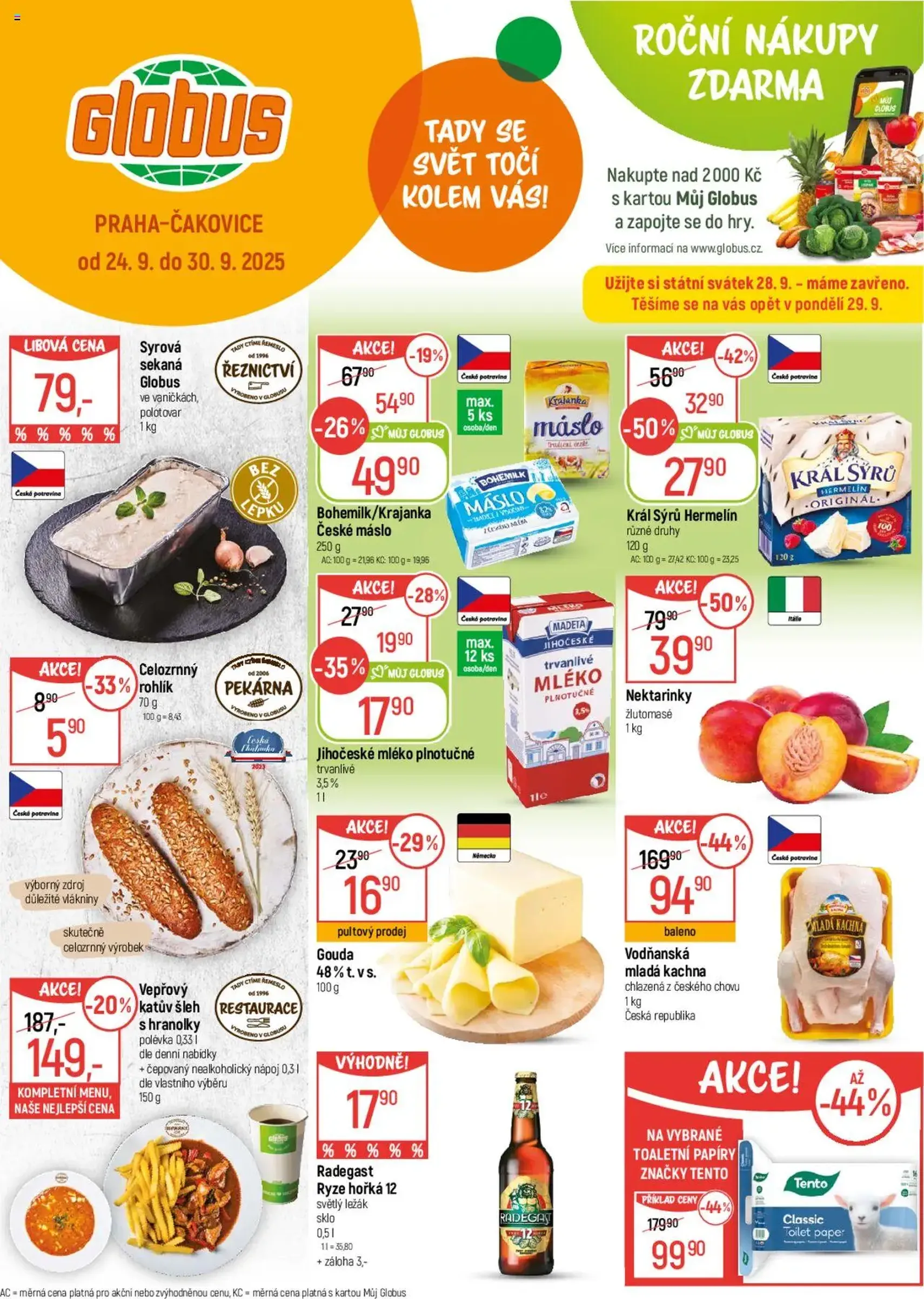 Globus leták - platný leták od 24.09.2025 strana 1 z 41