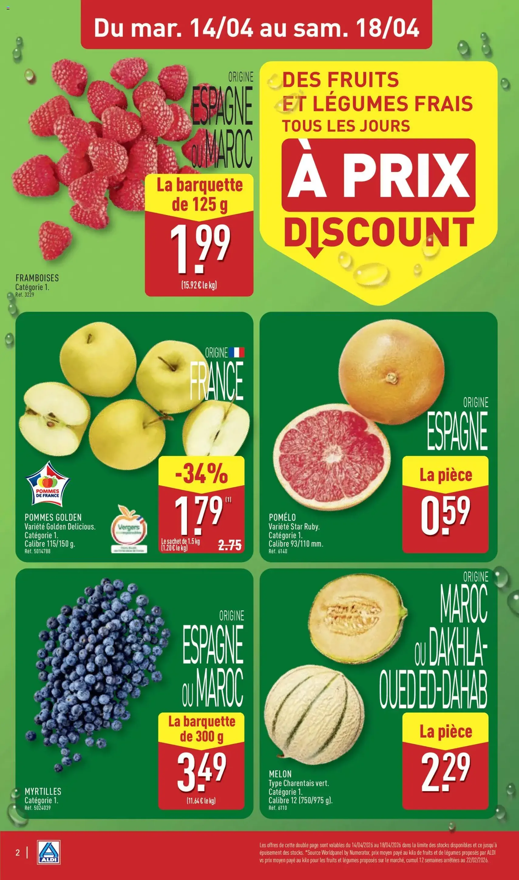 Aldi catalogue - brochure valable à partir du 14/04/2026, page 4 sur 45