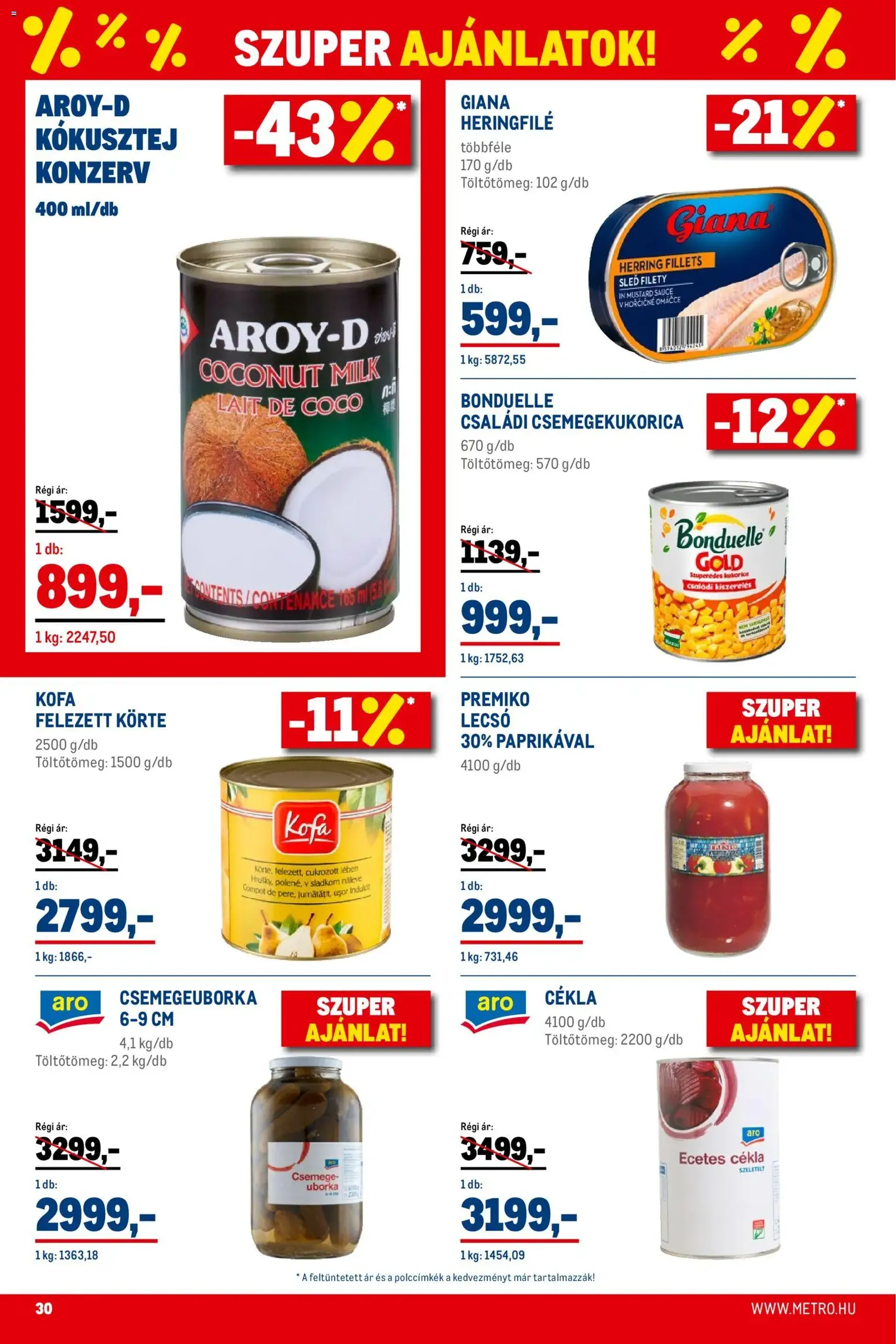 Metro - Élelmiszer és Szezonális katalógus 2026/02 - 2026.02.01. érvényes szórólap 30 oldal 41 oldalból