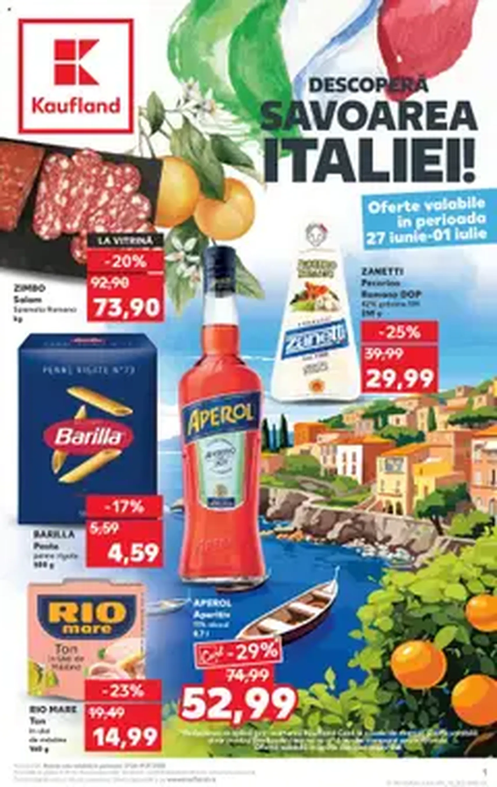 Kaufland RO - București - 2025.06.27. érvényes szórólap 1 oldal 1 oldalból