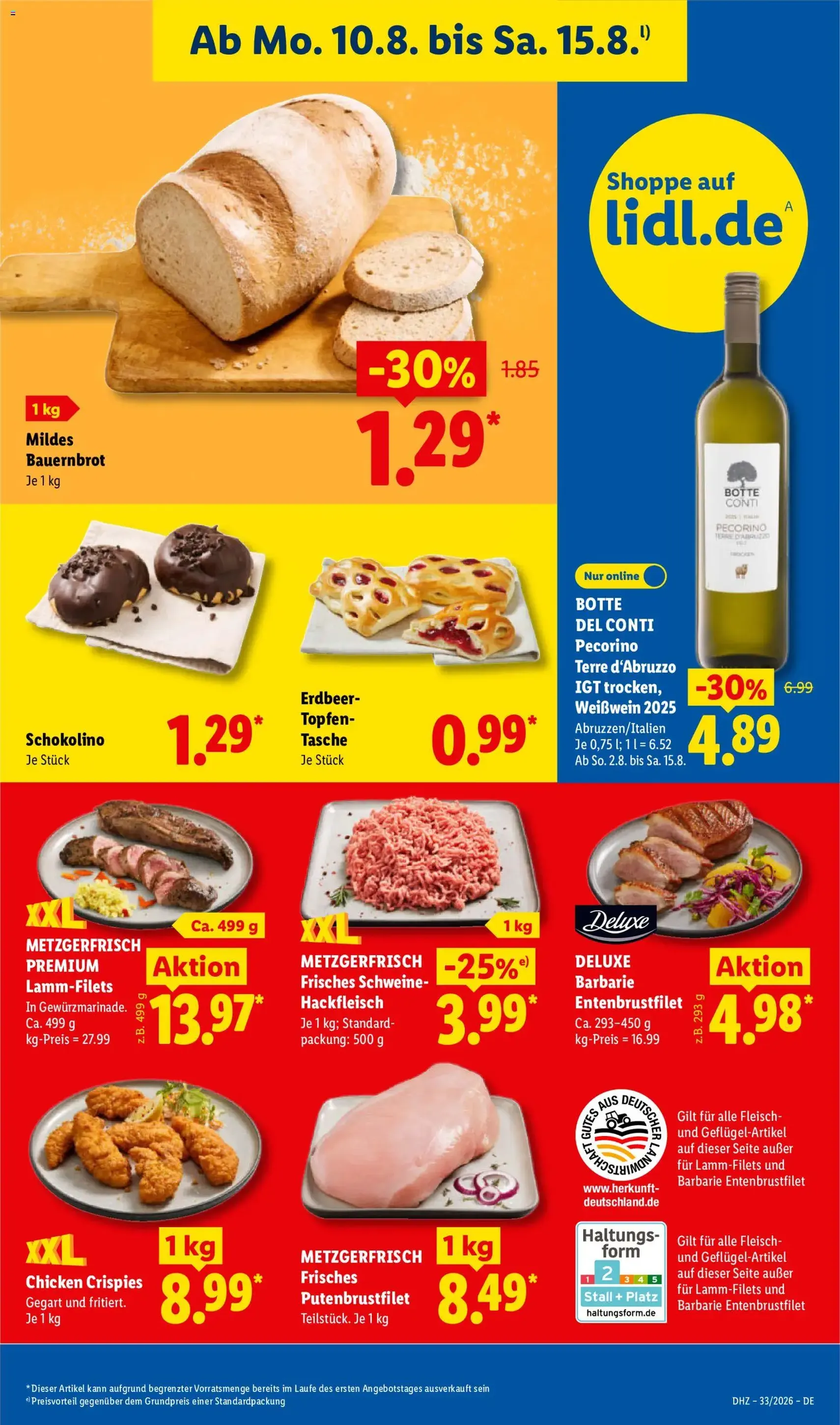 Lidl Prospekt - Gültiger Prospekt ab 10.08.2026, Seite 11 von insgesamt 73
