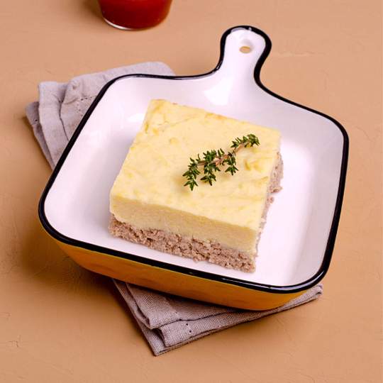 Anteprima ricetta Carne macinata al forno con purea di patate