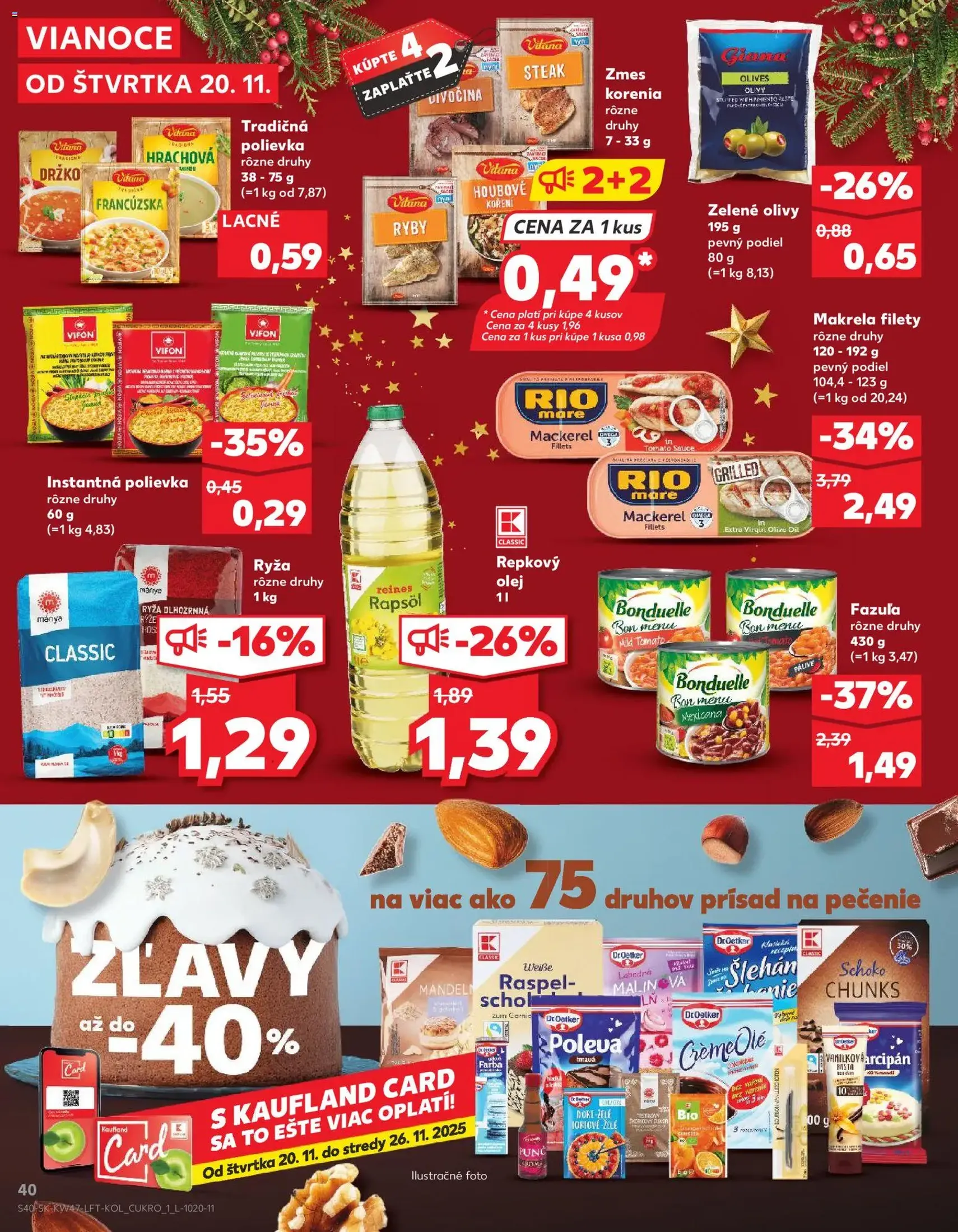 Kaufland leták - platný leták od 20.11.2025 strana 40 z 80