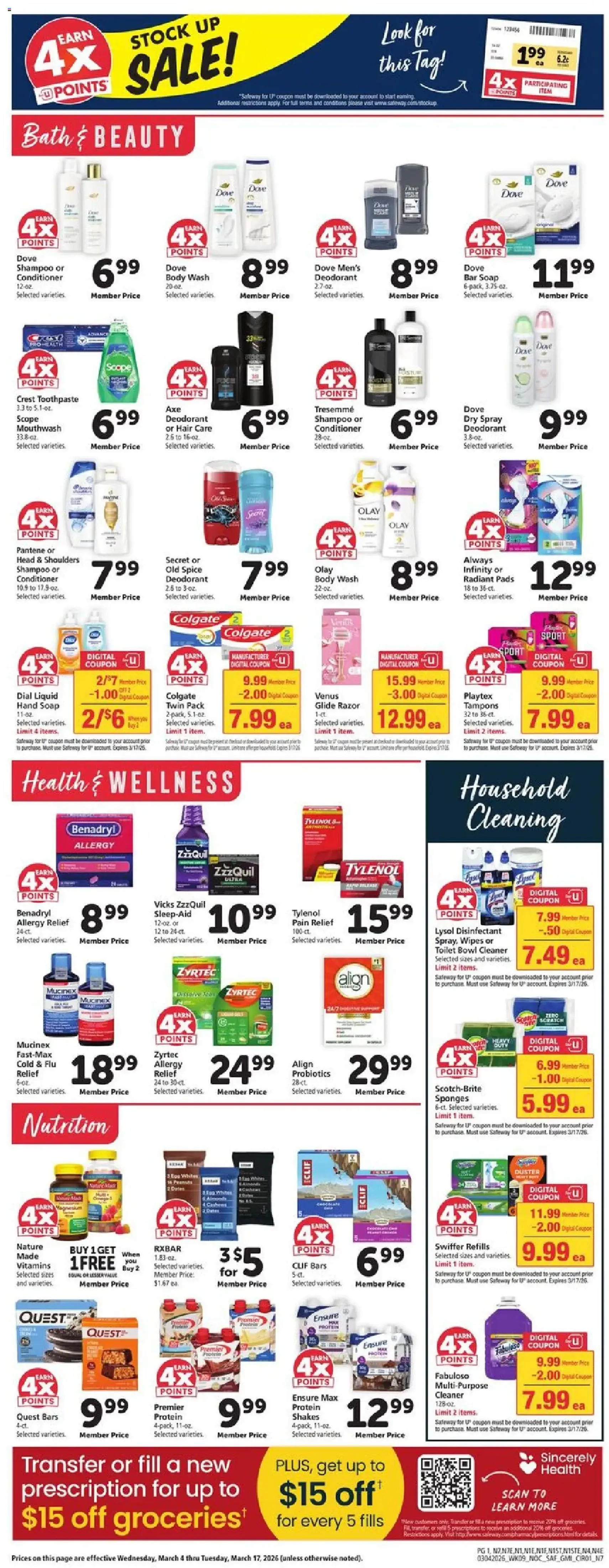 Safeway Weekly Ad - valid flyer from 03/04/2026, page 7 of 9