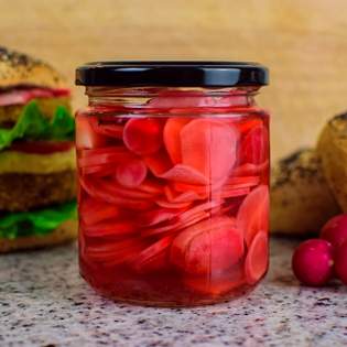 Recipe preview Easy homemade pickled radishes