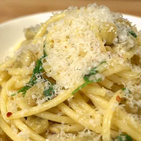 Anteprima ricetta Veloce pasta con le fave