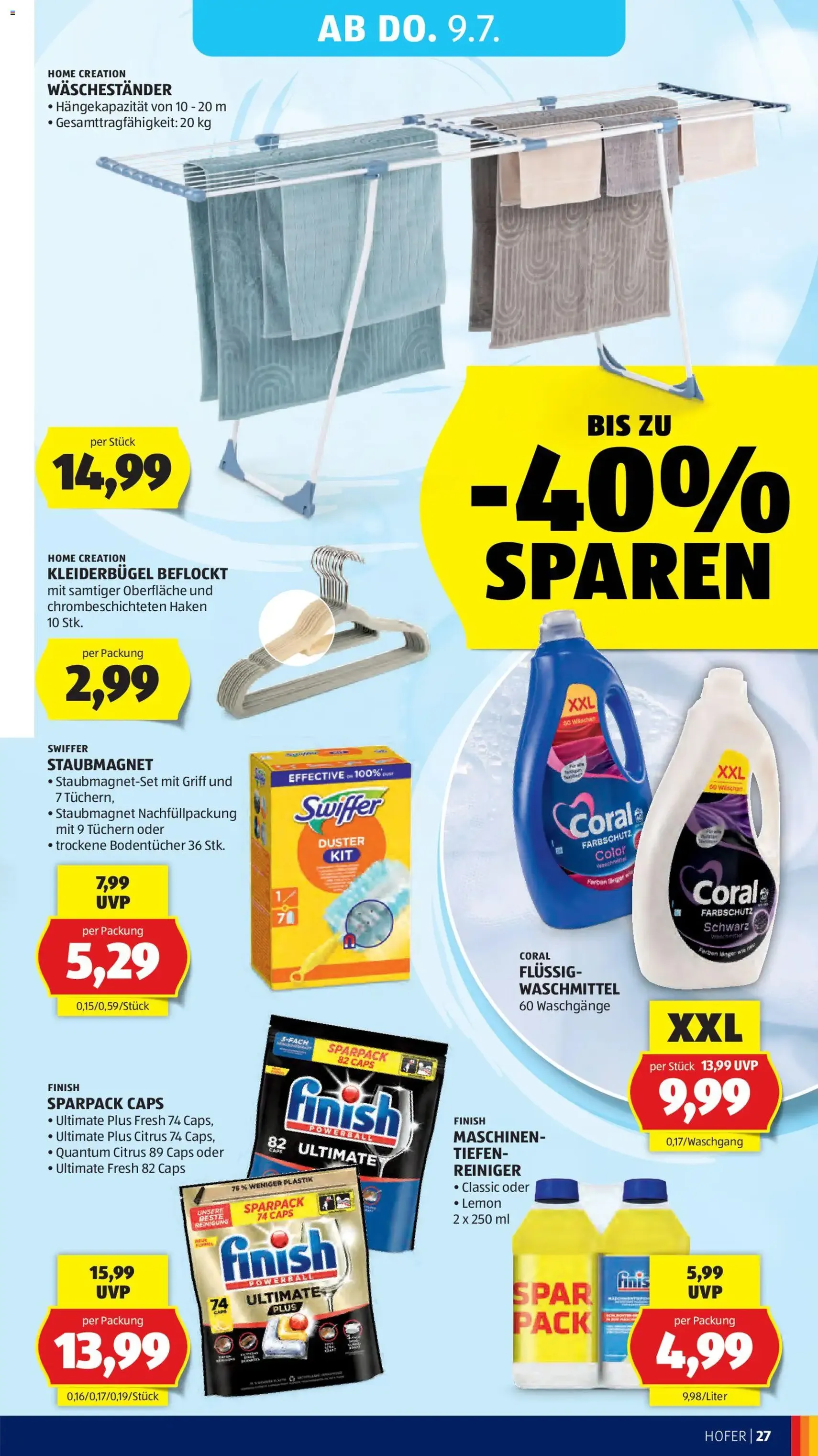 Hofer Flugblatt - Gültiger Prospekt ab 03.07.2026, Seite 33 von insgesamt 39