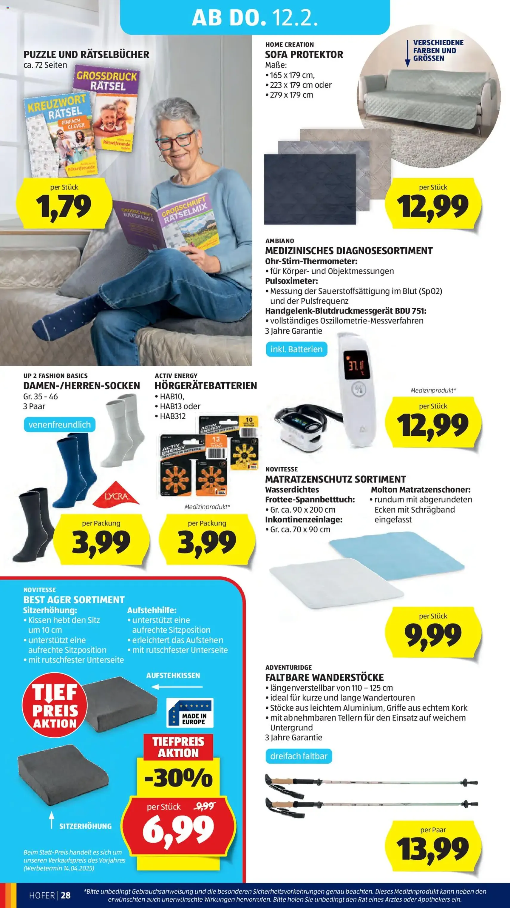 Hofer Flugblatt - Gültiger Prospekt ab 06.02.2026, Seite 32 von insgesamt 43