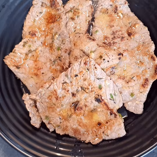 Anteprima ricetta Fettine di manzo