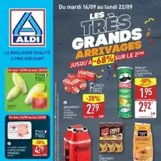 Aldi catalogue semaine 38 - Prévisualisation du catalogue valable à partir du 16/09/2025