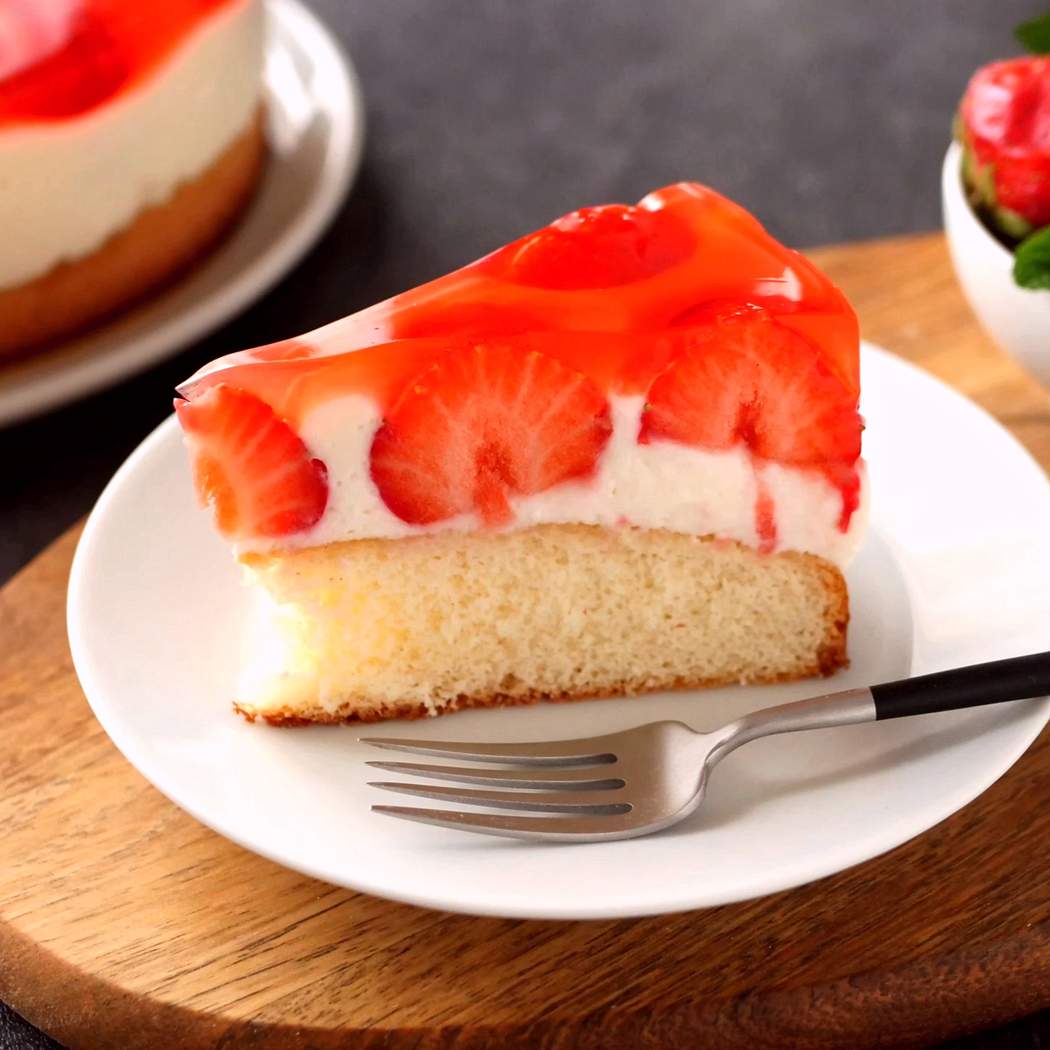Epres torta zselatinnal és túróval