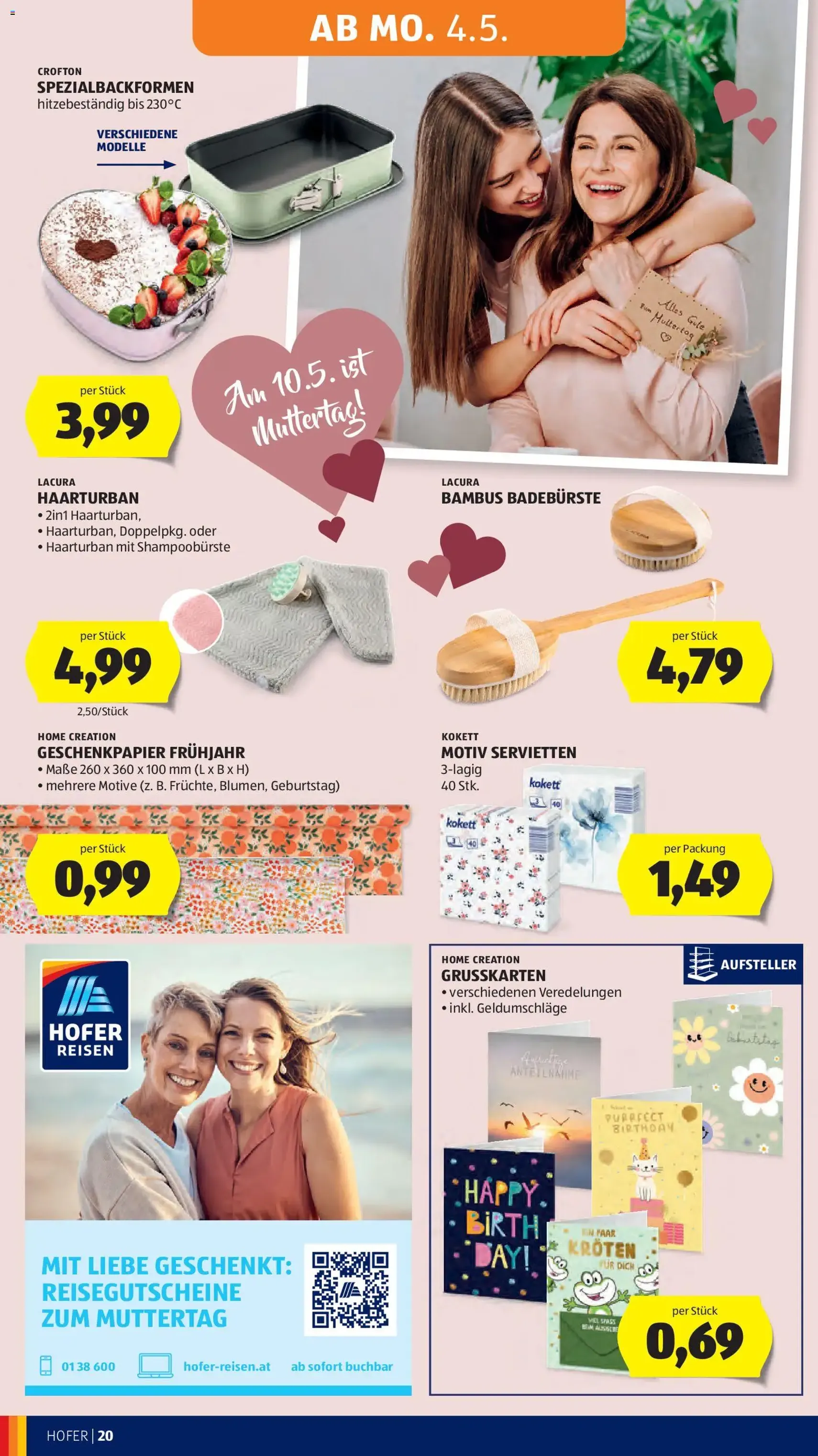 Hofer Flugblatt - Gültiger Prospekt ab 29.04.2026, Seite 26 von insgesamt 47