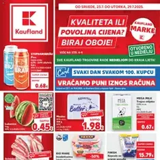 Kaufland HR - Split-Ravne njive - szórólap előnézete érvényes 2025.07.23. -tól