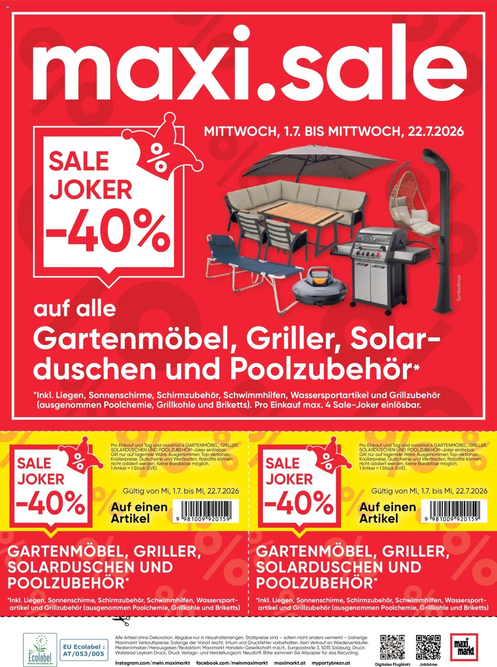 Maximarkt Flugblatt - Gültiger Prospekt ab 01.07.2026, Seite 24 von insgesamt 24