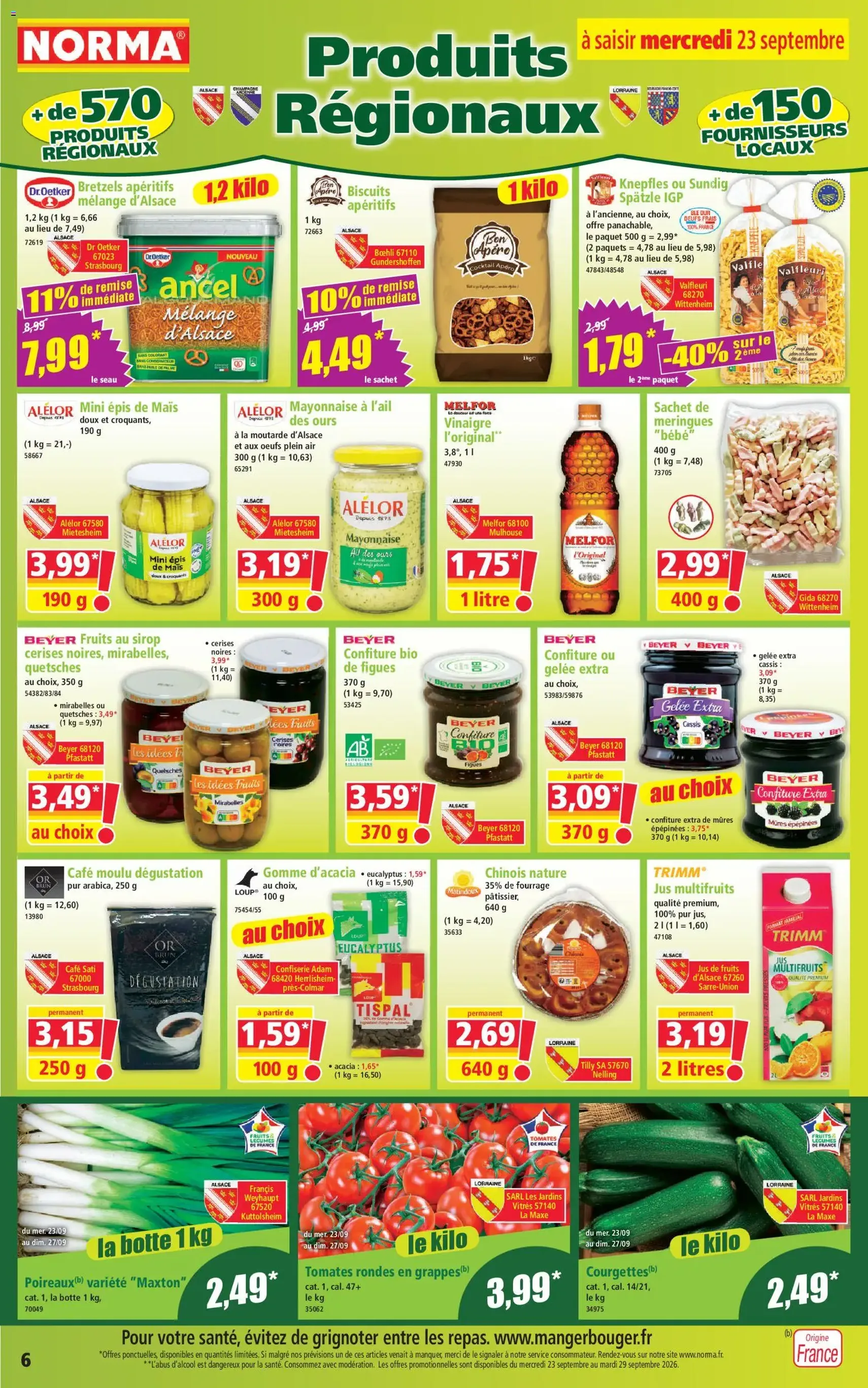 Norma catalogue - brochure valable à partir du 23/09/2026, page 6 sur 14