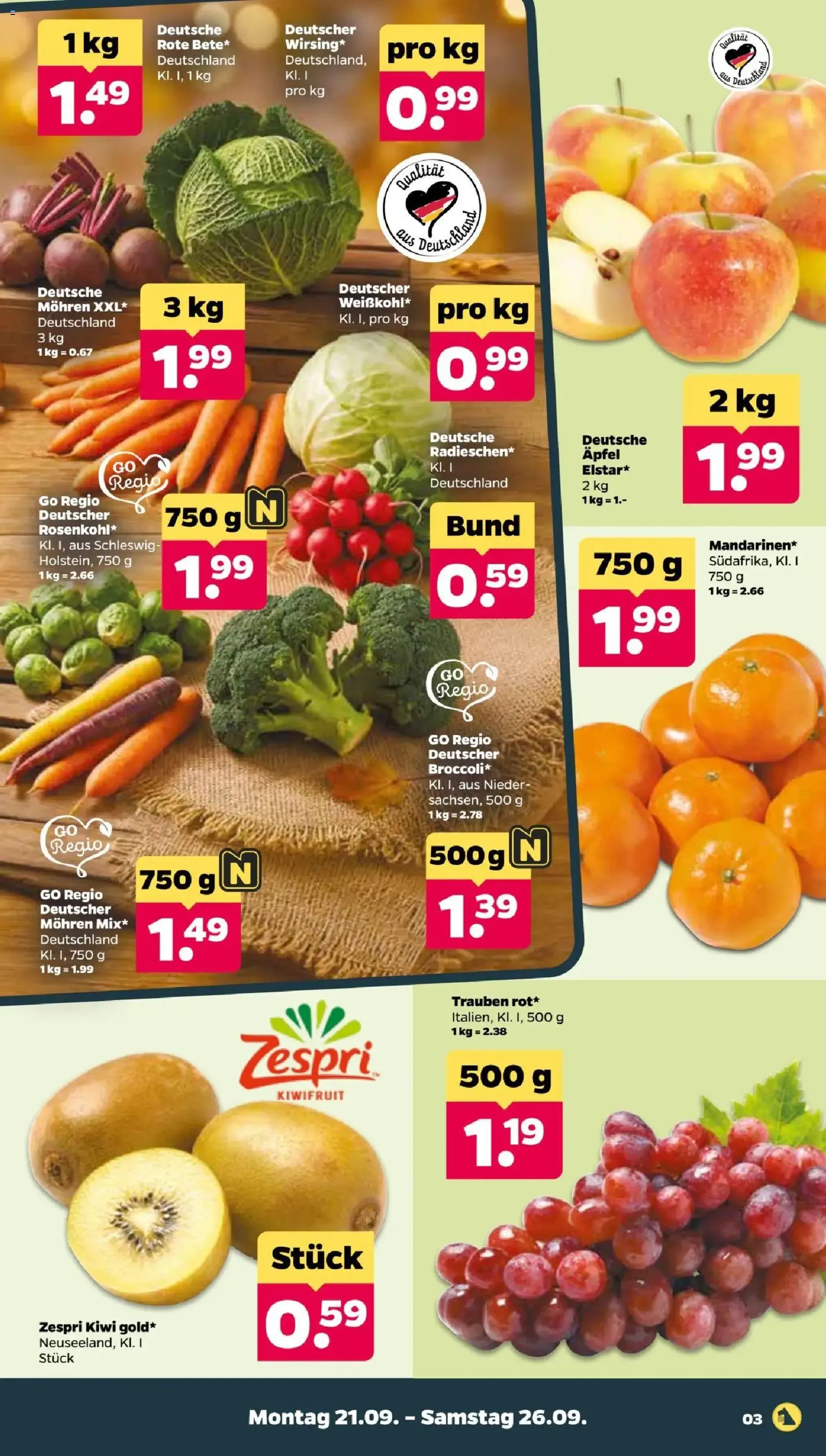 Netto Prospekt - Gültiger Prospekt ab 21.09.2026, Seite 3 von insgesamt 37
