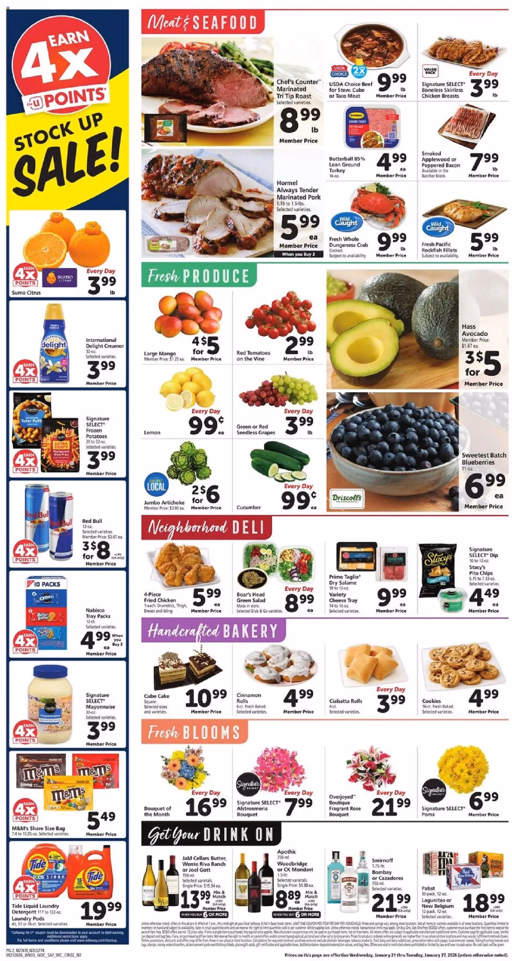 Safeway Weekly Ad - valid flyer from 01/21/2026, page 2 of 9