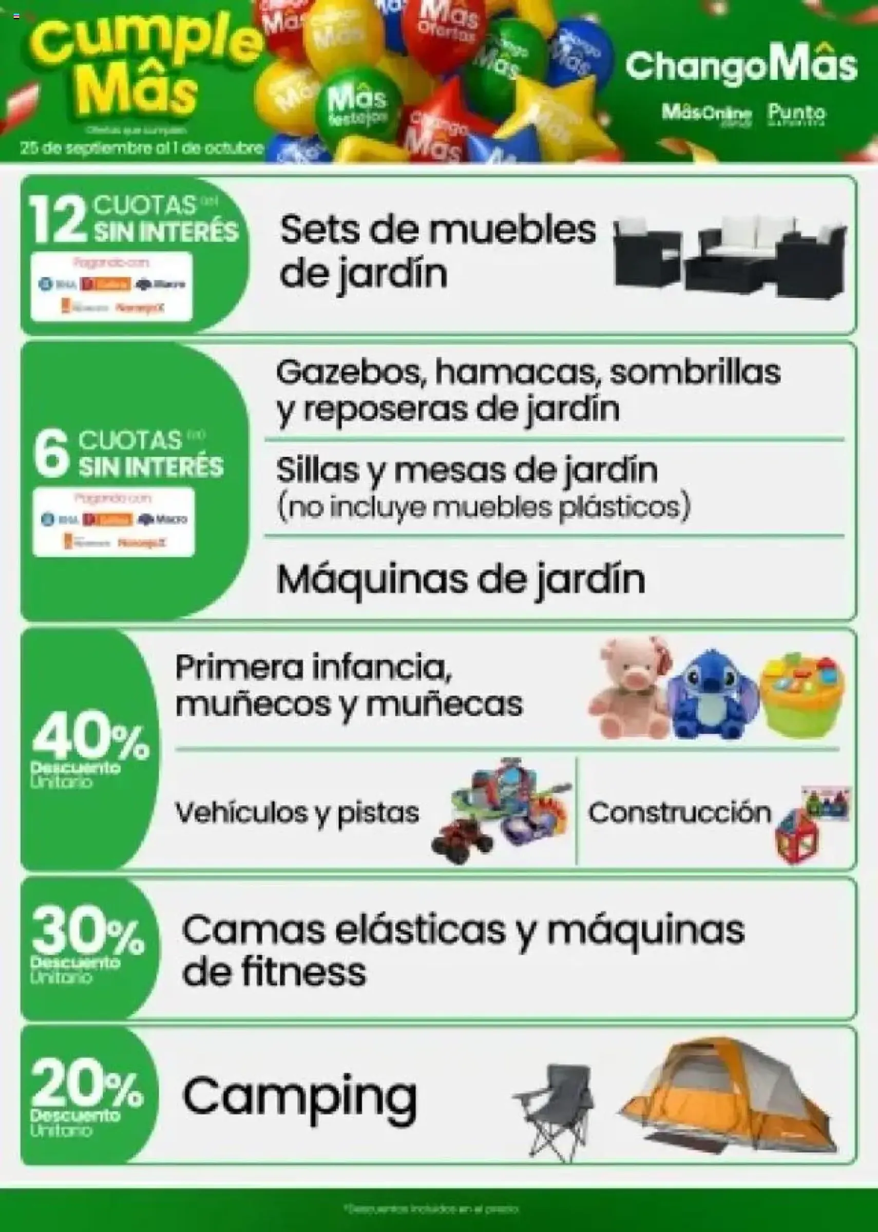 Changomas ofertas - folleto válido desde 25/09/2025 página 9 de 17
