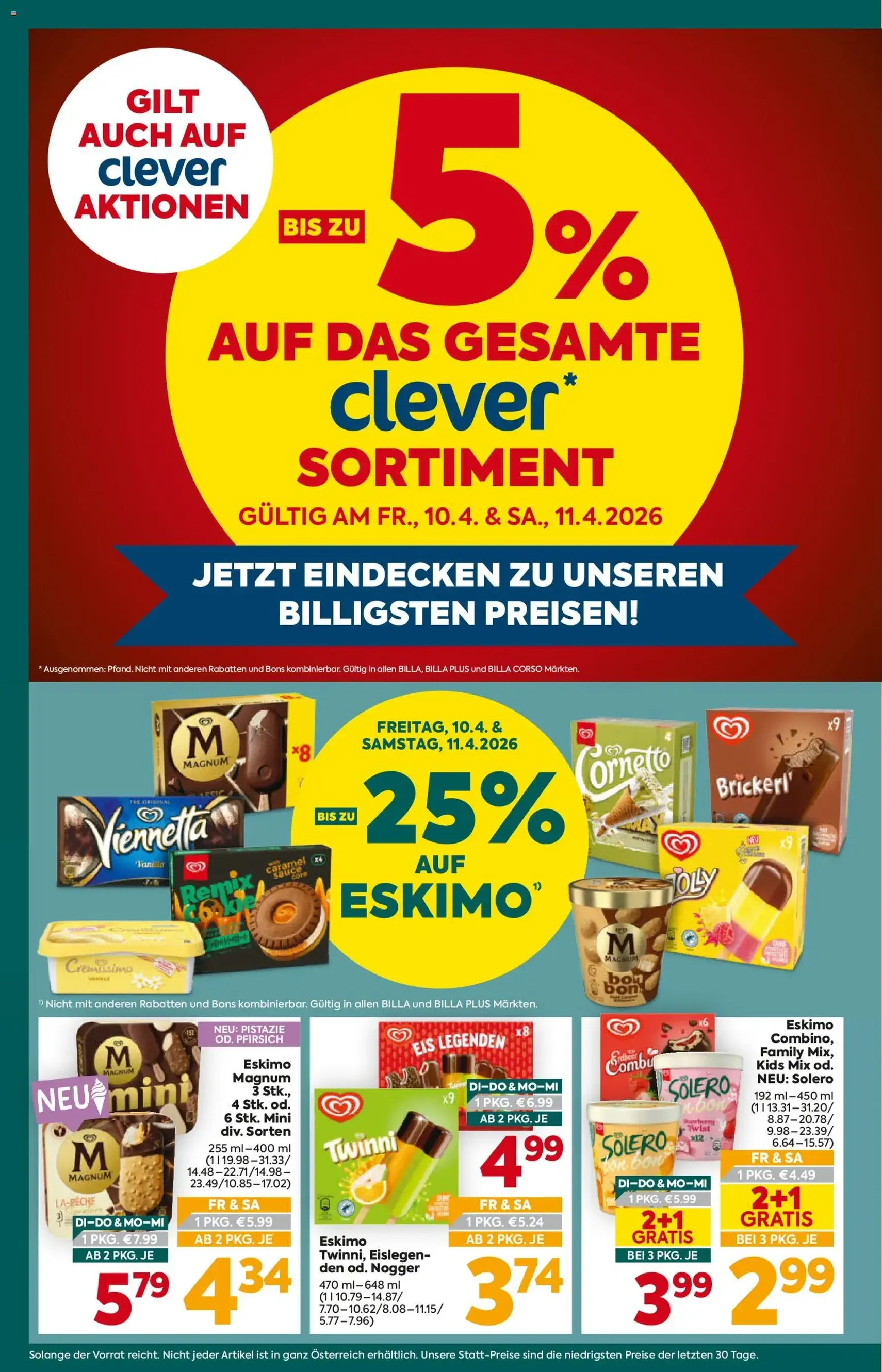 Billa Plus Flugblatt - Gültiger Prospekt ab 07.04.2026, Seite 2 von insgesamt 16