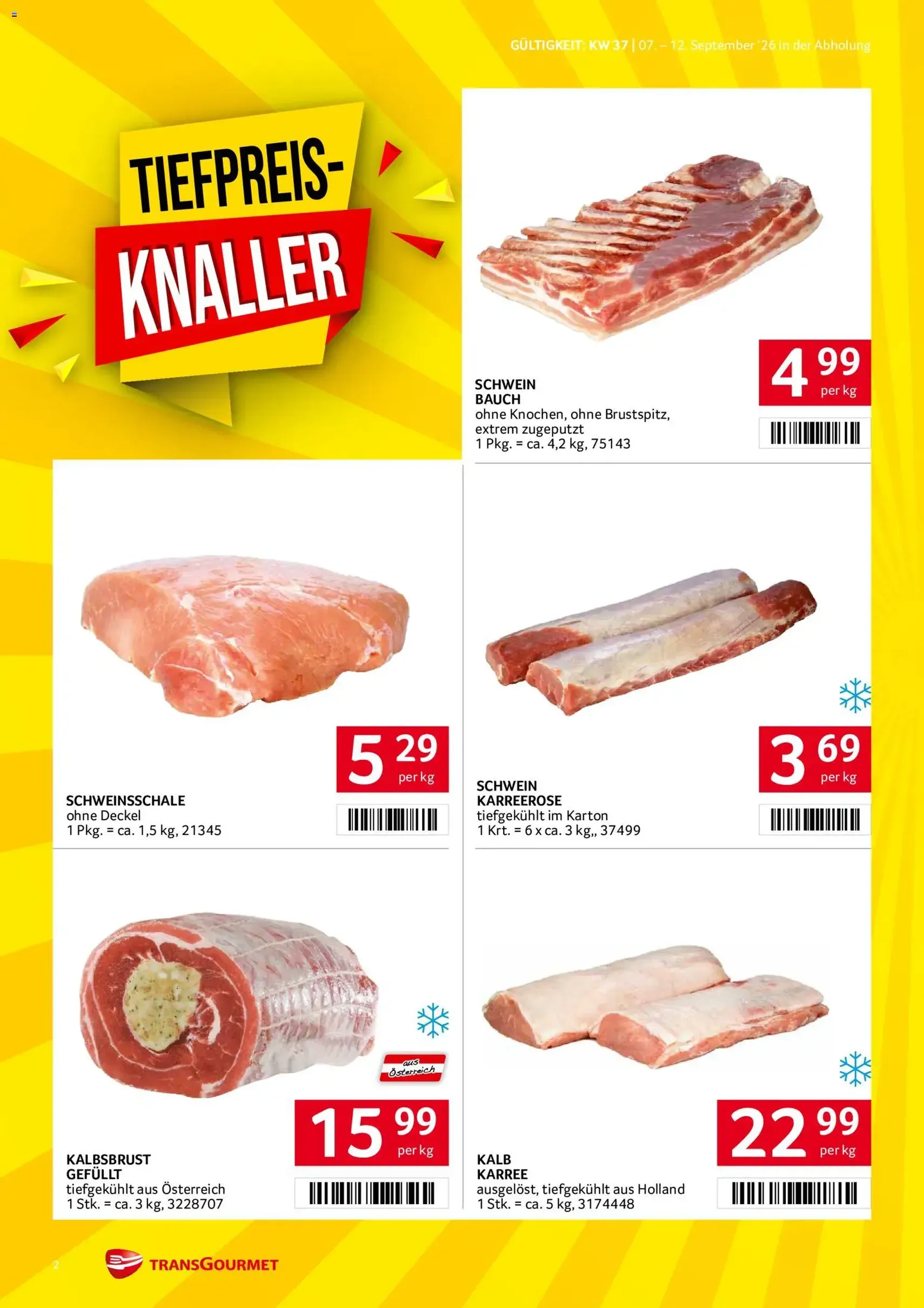 Transgourmet Flugblatt - Gültiger Prospekt ab 07.09.2026, Seite 2 von insgesamt 32