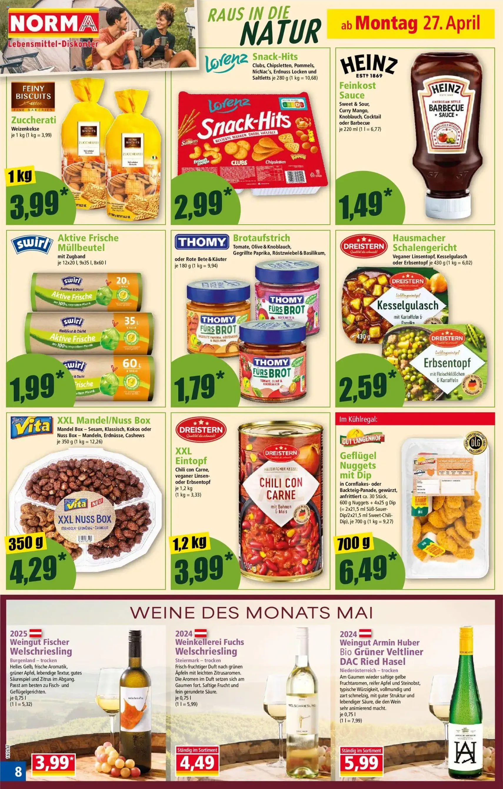 Norma Flugblatt - Gültiger Prospekt ab 27.04.2026, Seite 8 von insgesamt 17