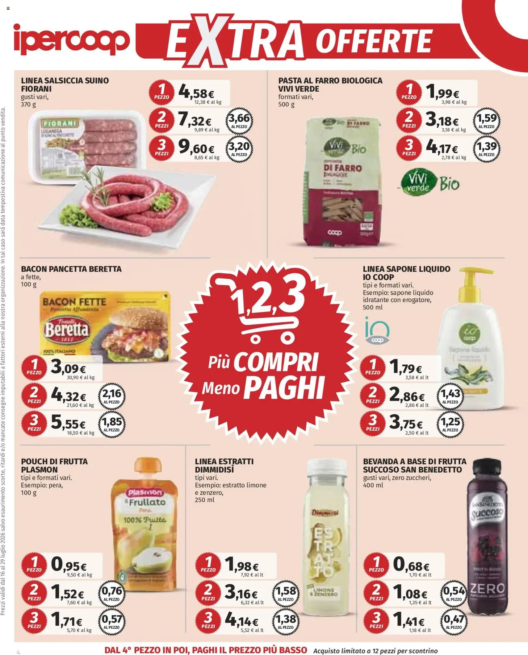 Ipercoop volantino - volantino valido dal 16/07/2026 pagina 4 di 50
