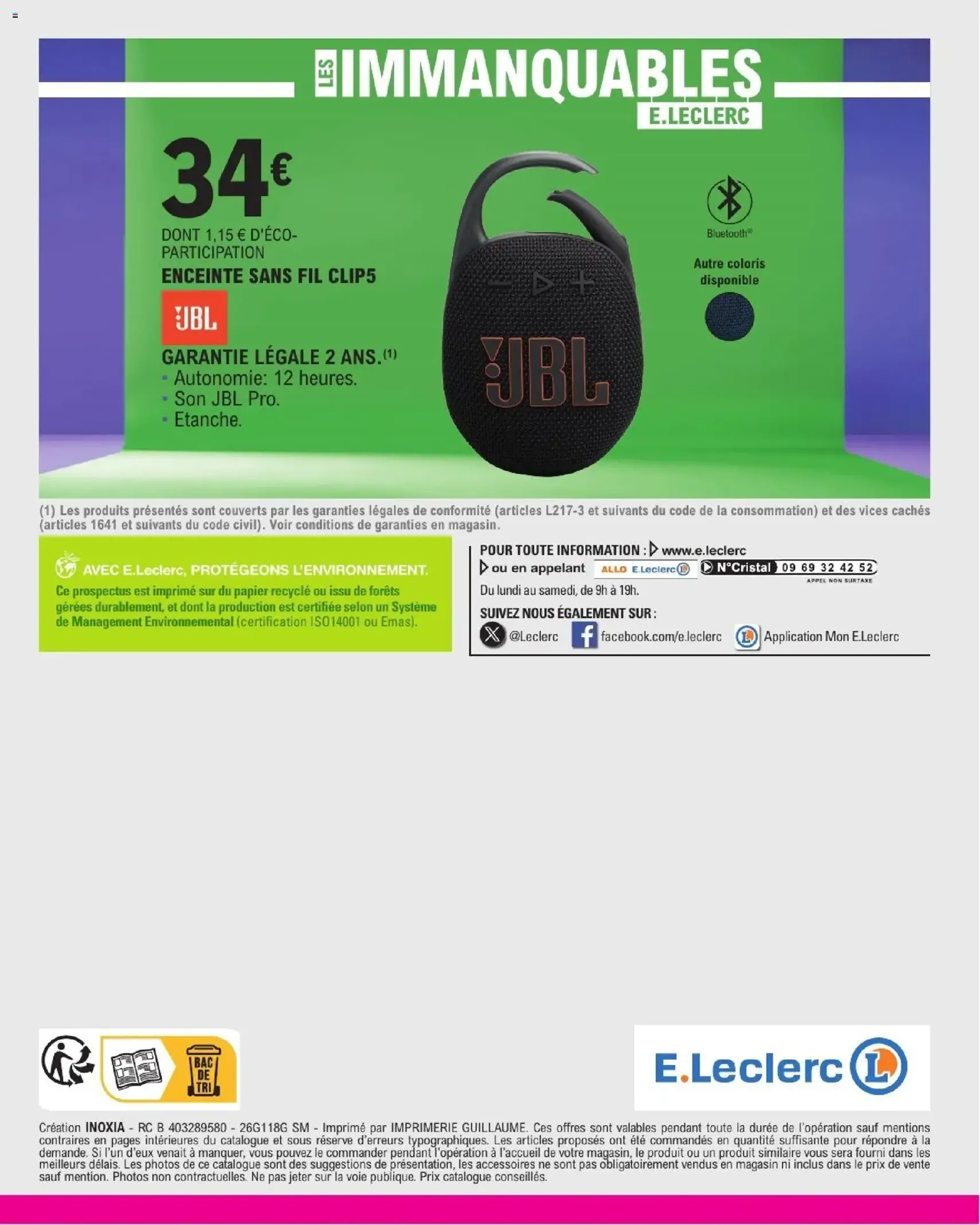 E.Leclerc catalogue - brochure valable à partir du 04/08/2026, page 24 sur 24