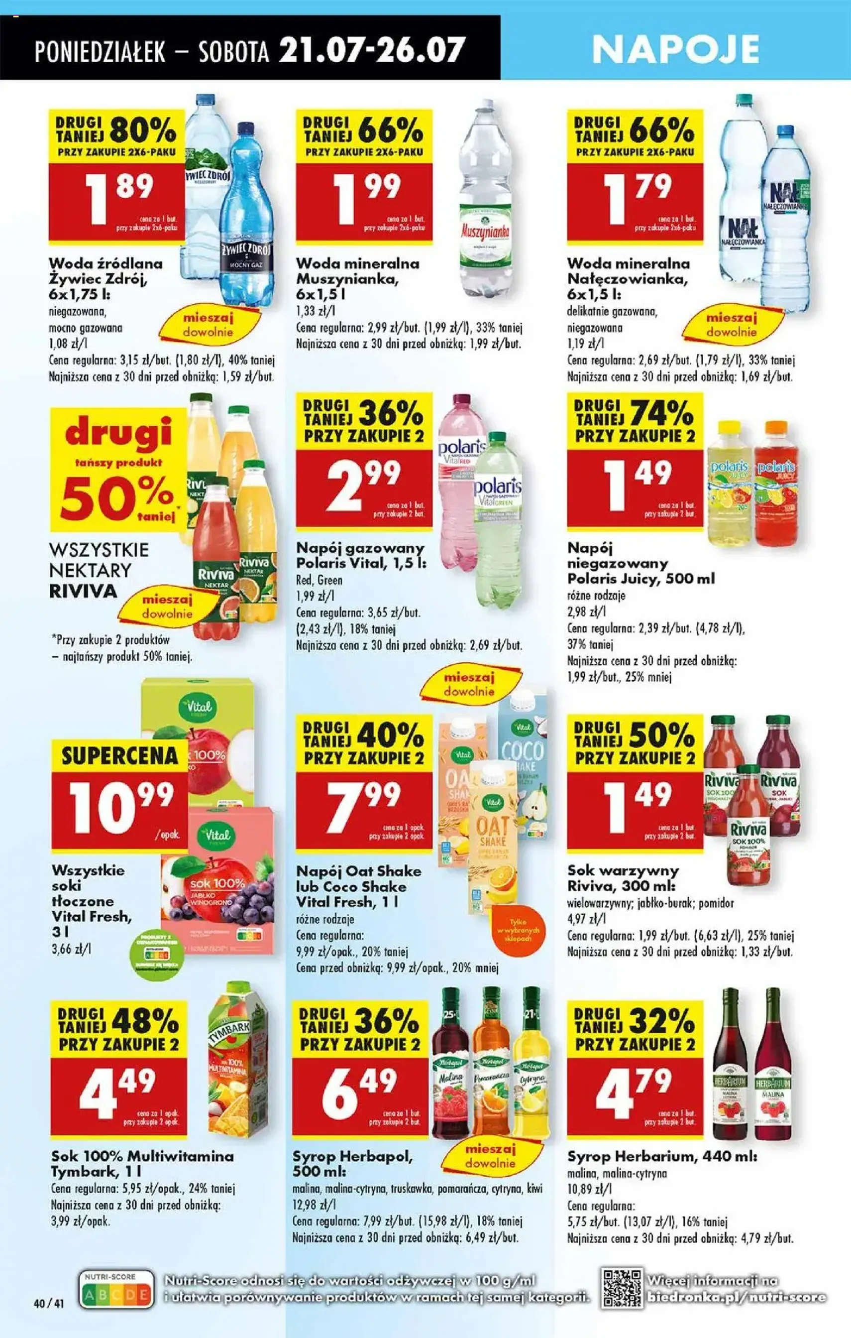 Biedronka gazetka - ważny gazetka od 21.07.2025 strona 40 z 82