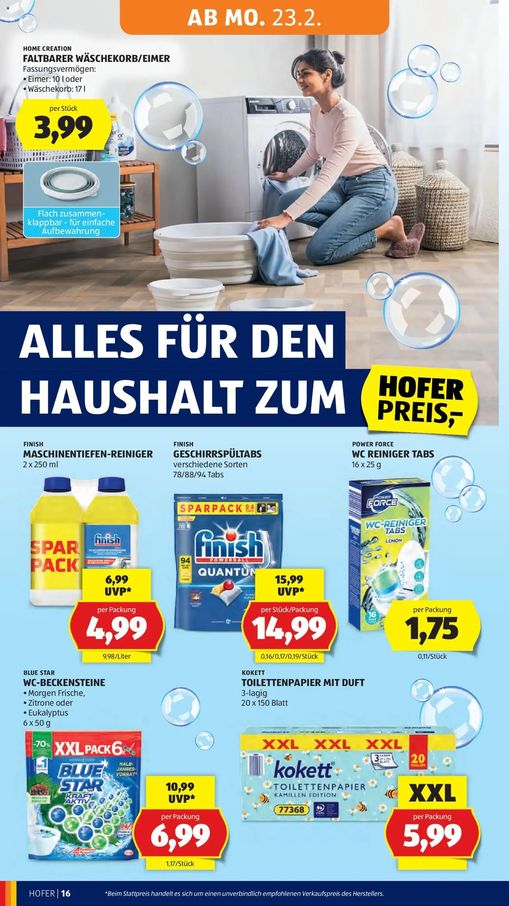 Hofer Flugblatt - Gültiger Prospekt ab 20.02.2026, Seite 20 von insgesamt 37