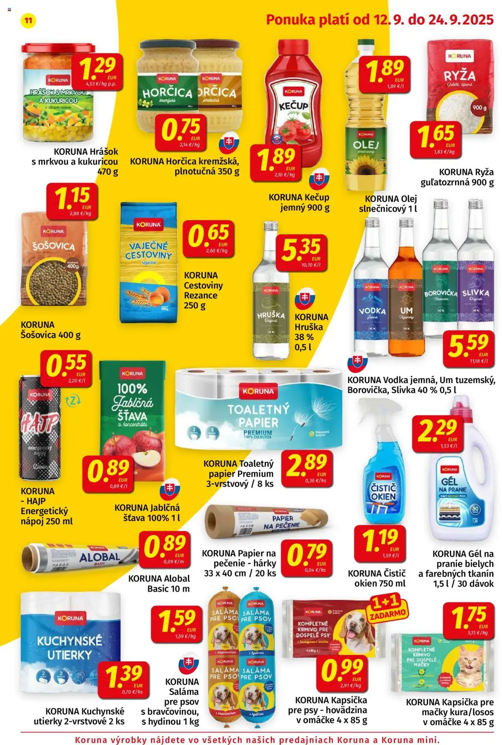 Koruna leták - platný leták od 12.09.2025 strana 11 z 24 Koruna leták - platný leták od 12.09.2025 strana 11 z 24