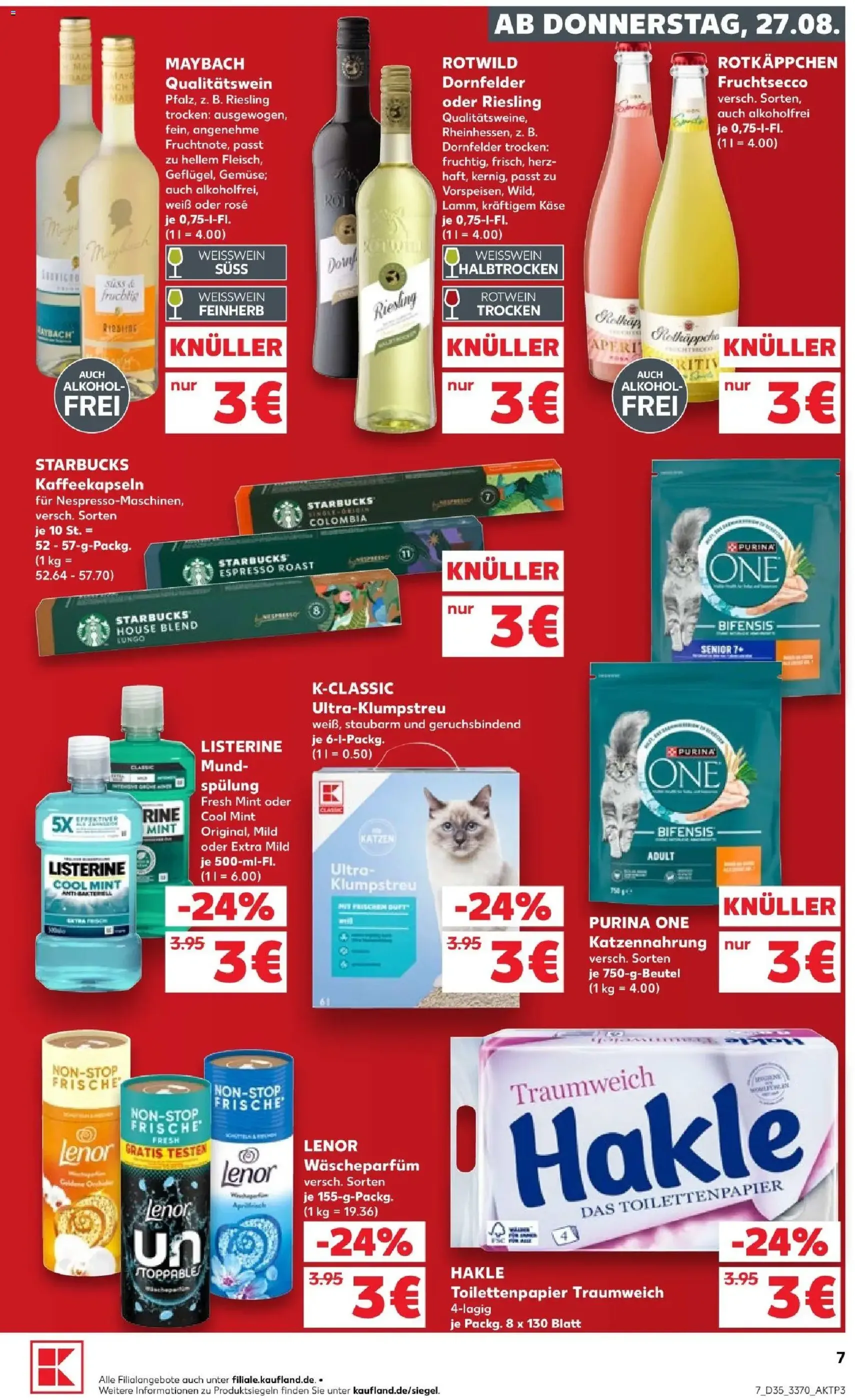 Kaufland Prospekt - Gültiger Prospekt ab 27.08.2026, Seite 7 von insgesamt 60