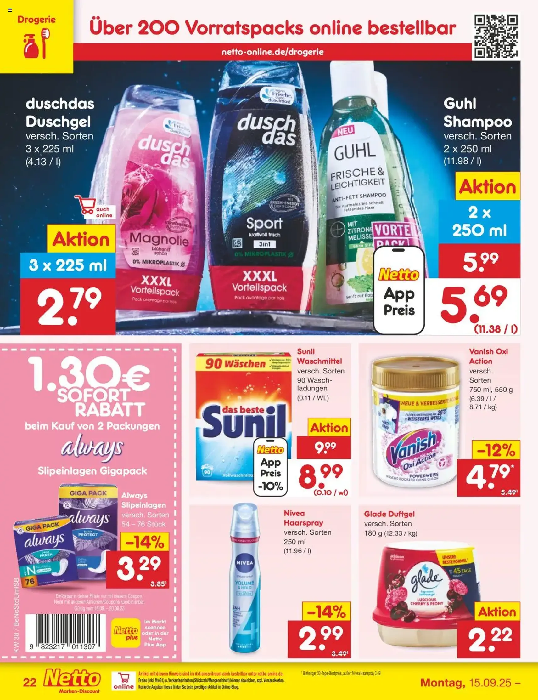 Netto Marken-Discount Prospekt - Gültiger Prospekt ab 15.09.2025, Seite 25 von insgesamt 52 Netto Marken-Discount Prospekt - Gültiger Prospekt ab 15.09.2025, Seite 25 von insgesamt 52