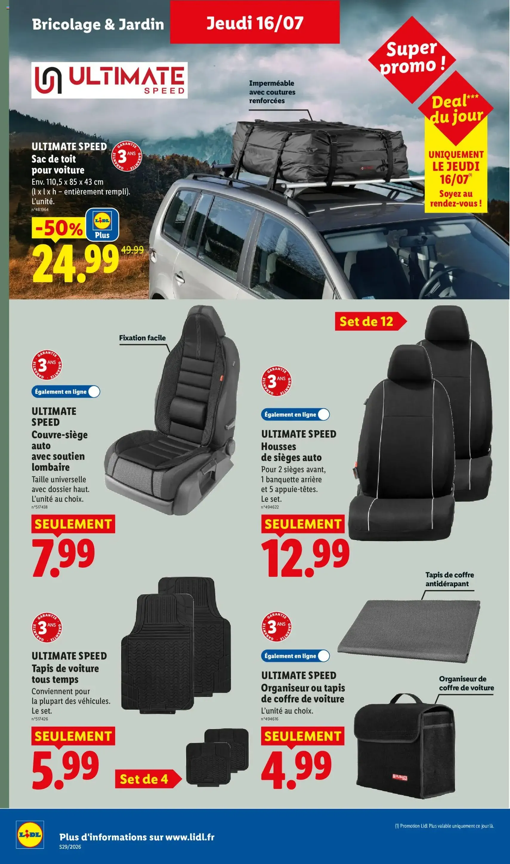 LIDL catalogue - brochure valable à partir du 16/07/2026, page 36 sur 61