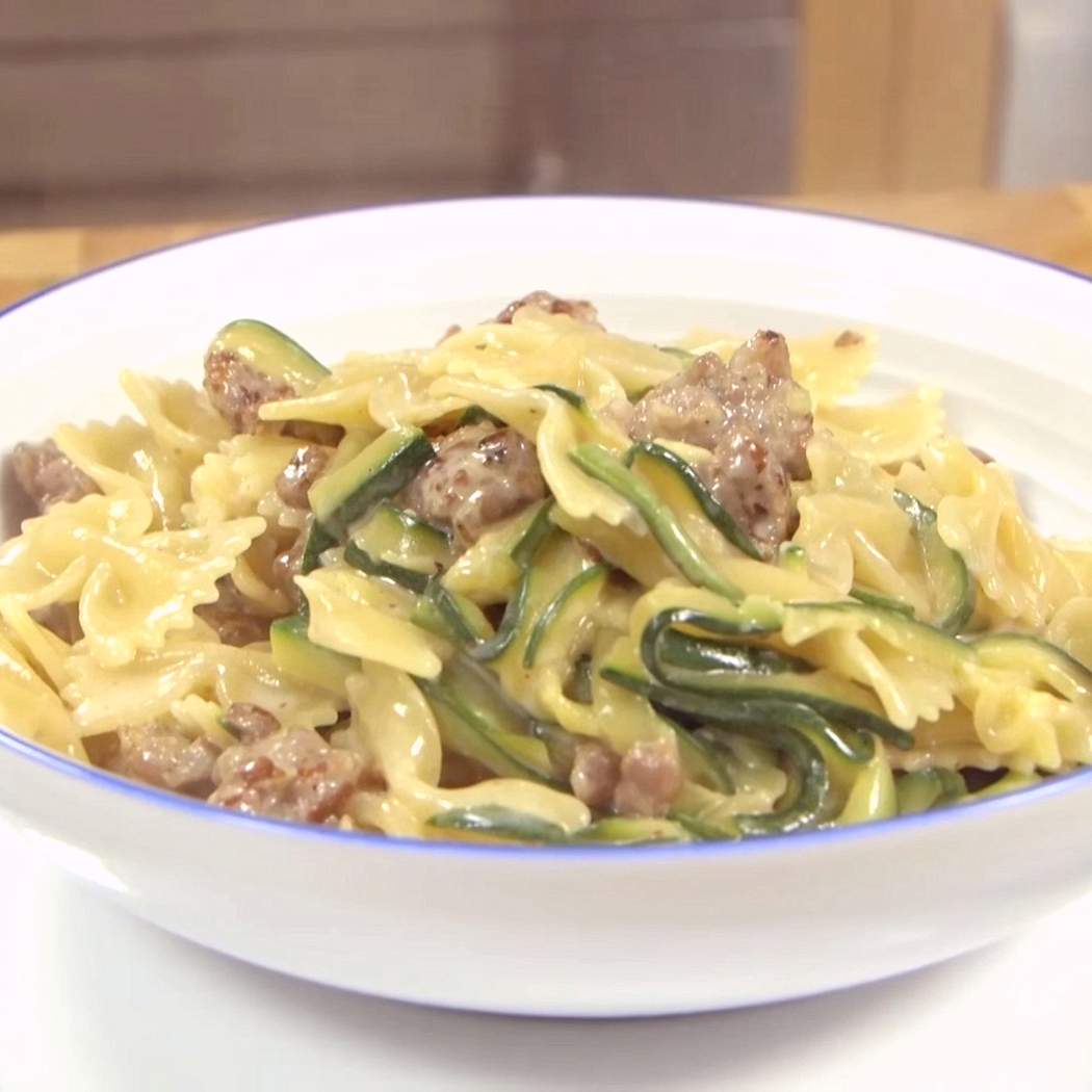 Pasta salsiccia e zucchine