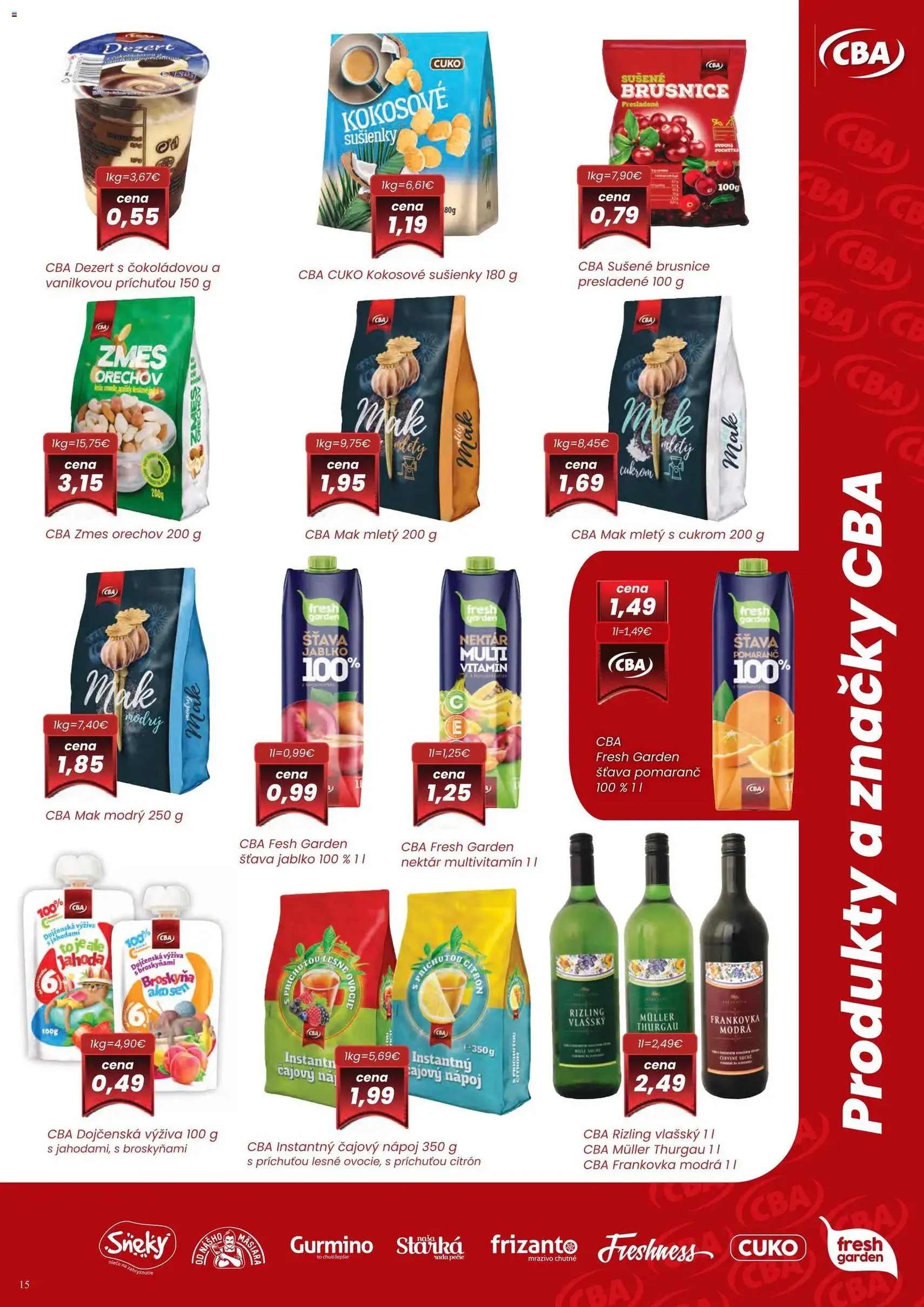 CBA Komfos leták - platný leták od 15.12.2025 strana 15 z 18