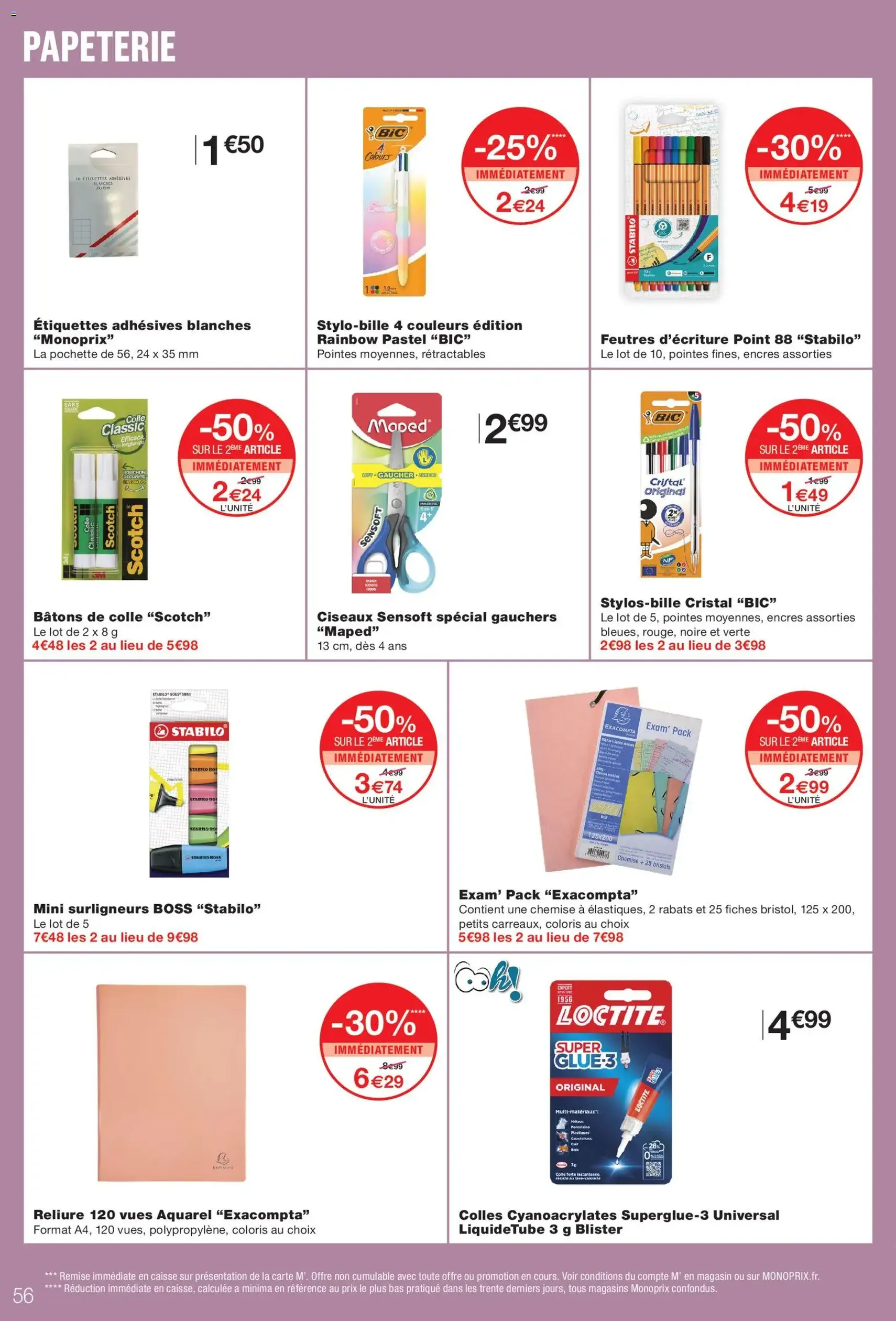 Monoprix catalogue - brochure valable à partir du 30/06/2026, page 56 sur 58