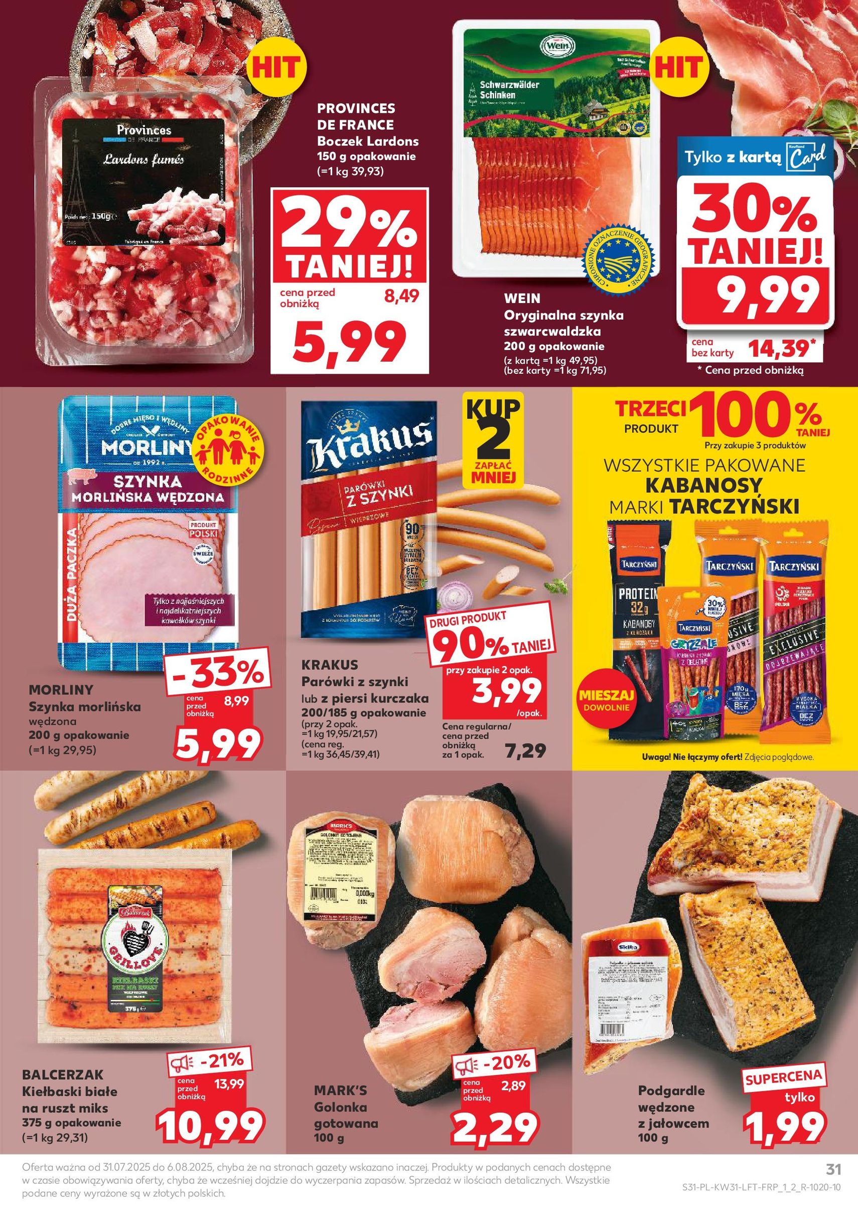 Kaufland gazetka - ważny gazetka od 31.07.2025 strona 31 z 54 Kaufland gazetka - ważny gazetka od 31.07.2025 strona 31 z 54
