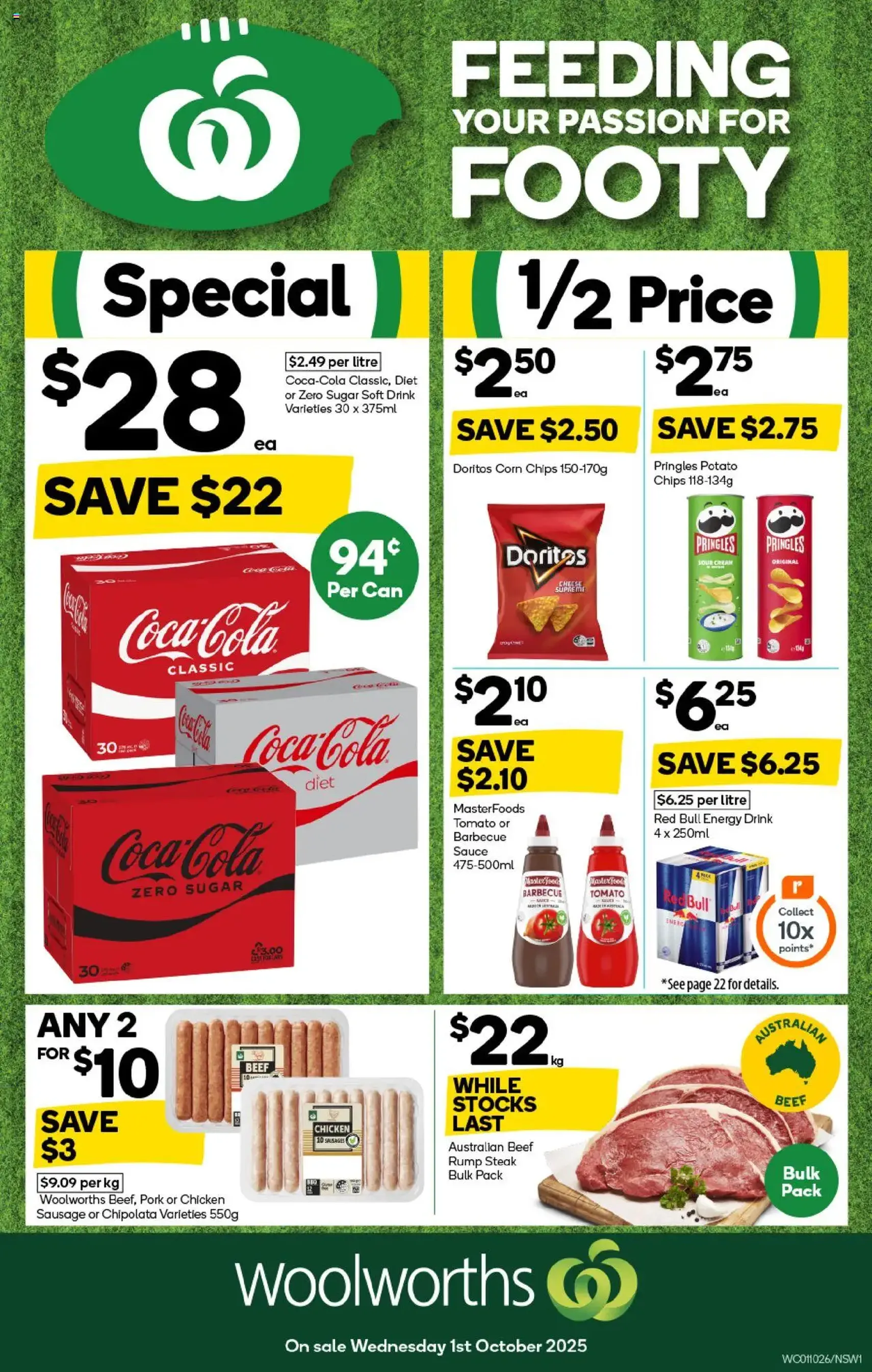 Weekly catalogue Woolworths NSW 01/10 - valid flyer from 01/10/2025, page 1 of 46 Weekly catalogue Woolworths NSW 01/10 - valid flyer from 01/10/2025, page 1 of 46
