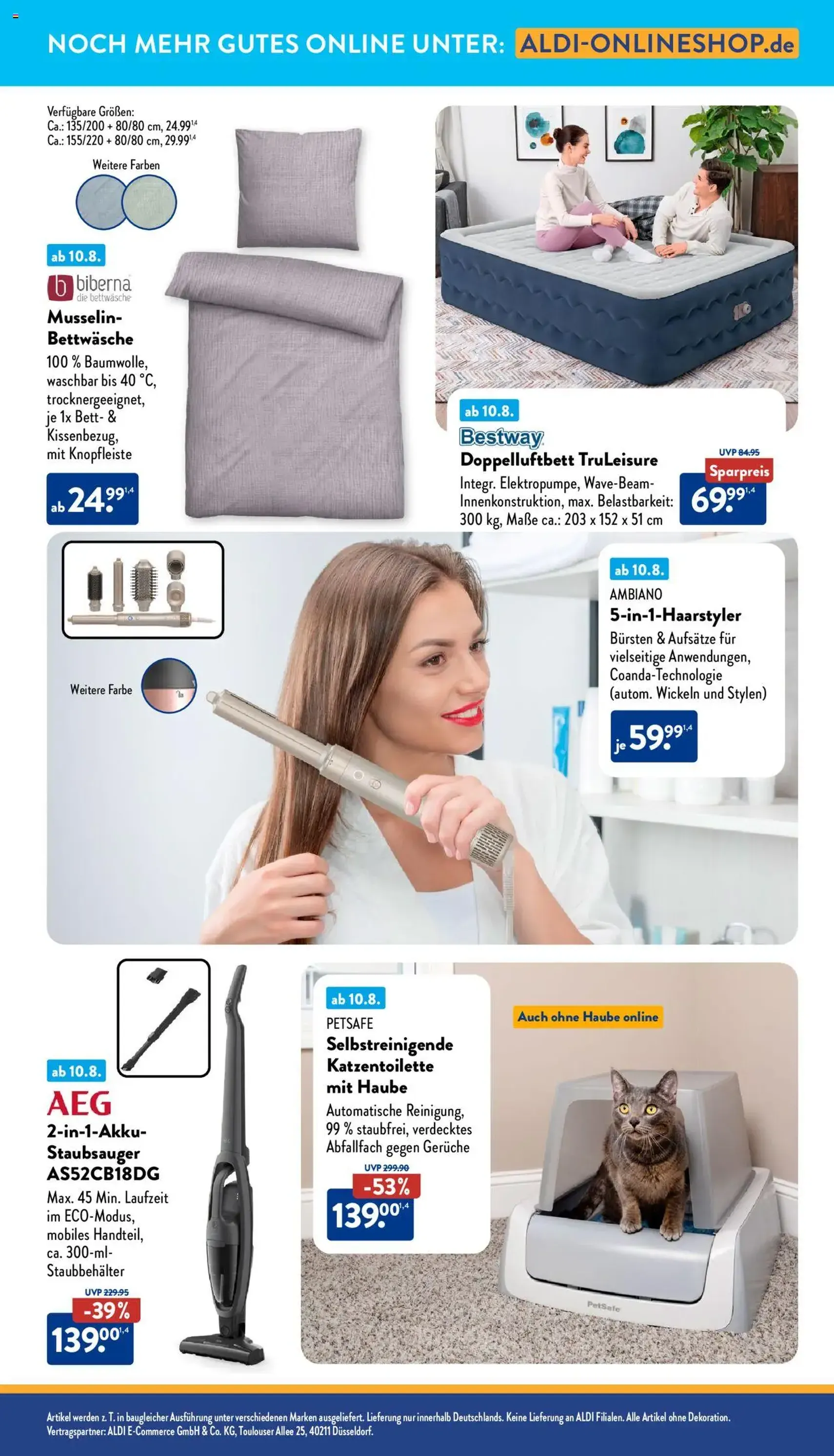 Aldi Prospekt - Gültiger Prospekt ab 11.08.2025, Seite 33 von insgesamt 43 Aldi Prospekt - Gültiger Prospekt ab 11.08.2025, Seite 33 von insgesamt 43